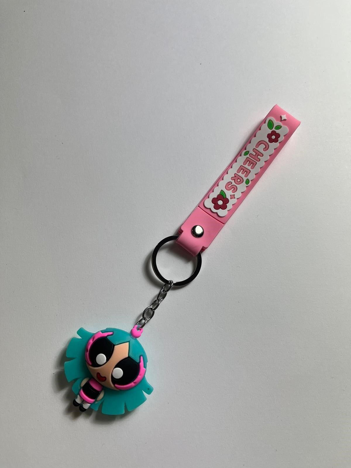 Powerpuff GirlsBliss 3D Silikon Anahtarlık ve Çanta Süsü 