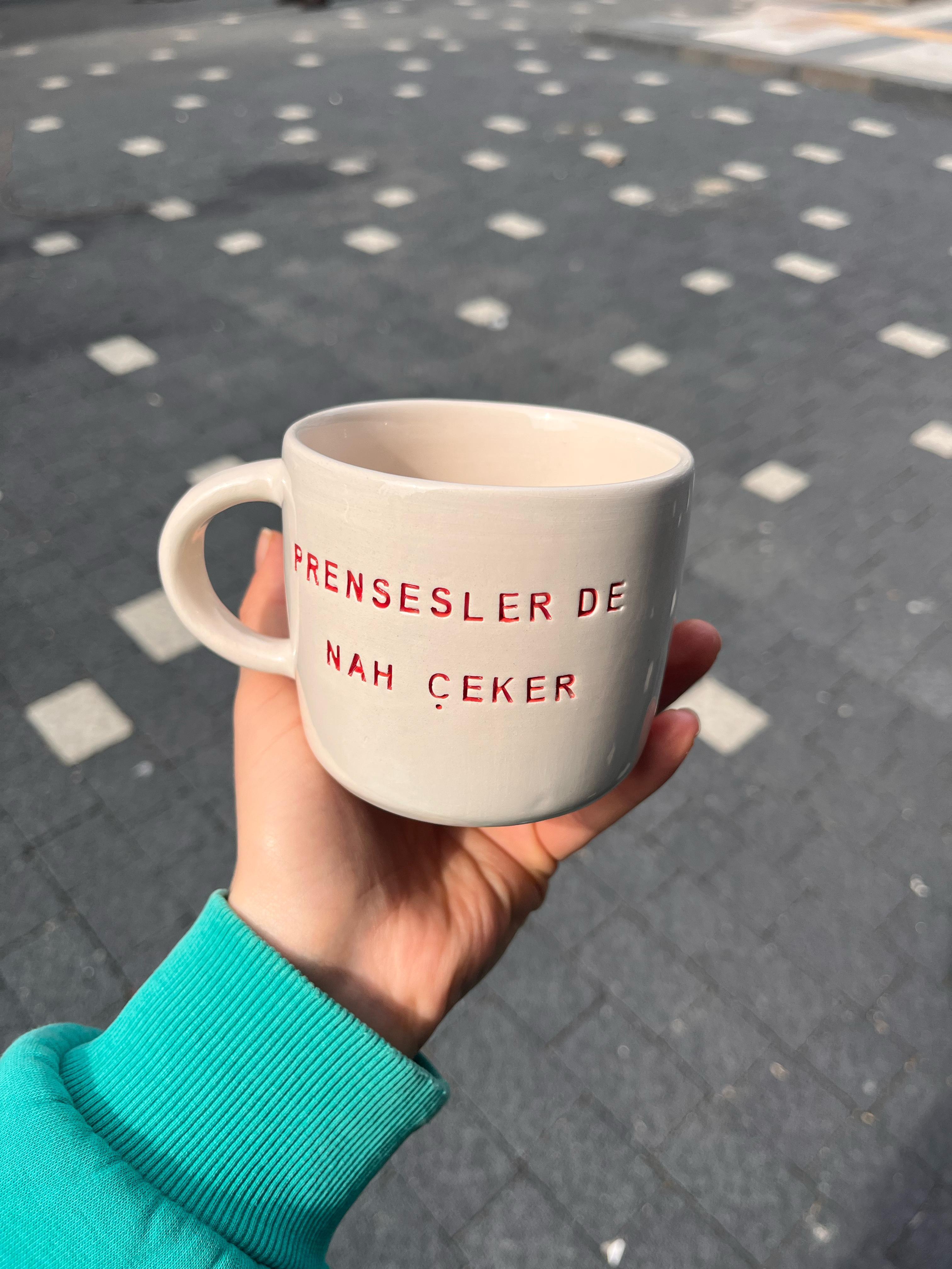 Prensesler De Nah Çeker 3D Mug Kupa