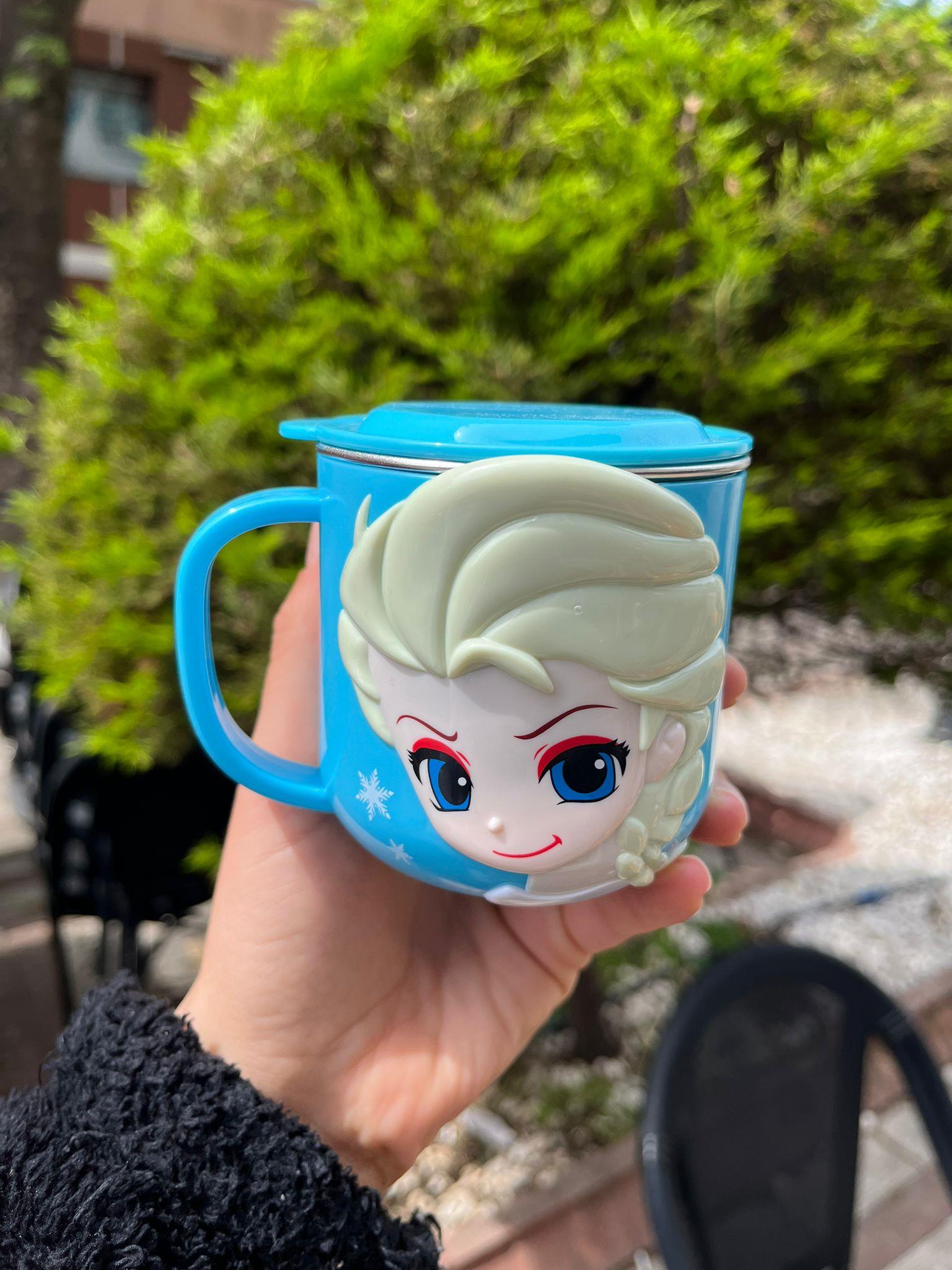 Princess Prenses Elsa Frozen İçi Çelik Kupa