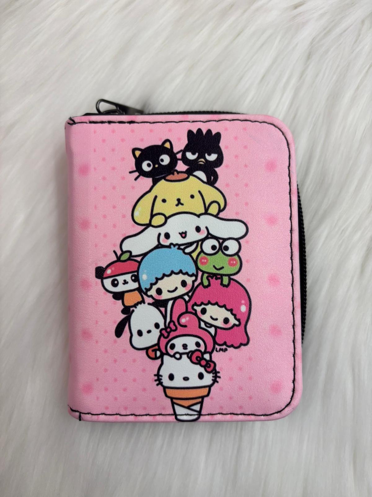 Saksıda Evren Hello Kitty Kuromi Cinnamoroll Cüzdan