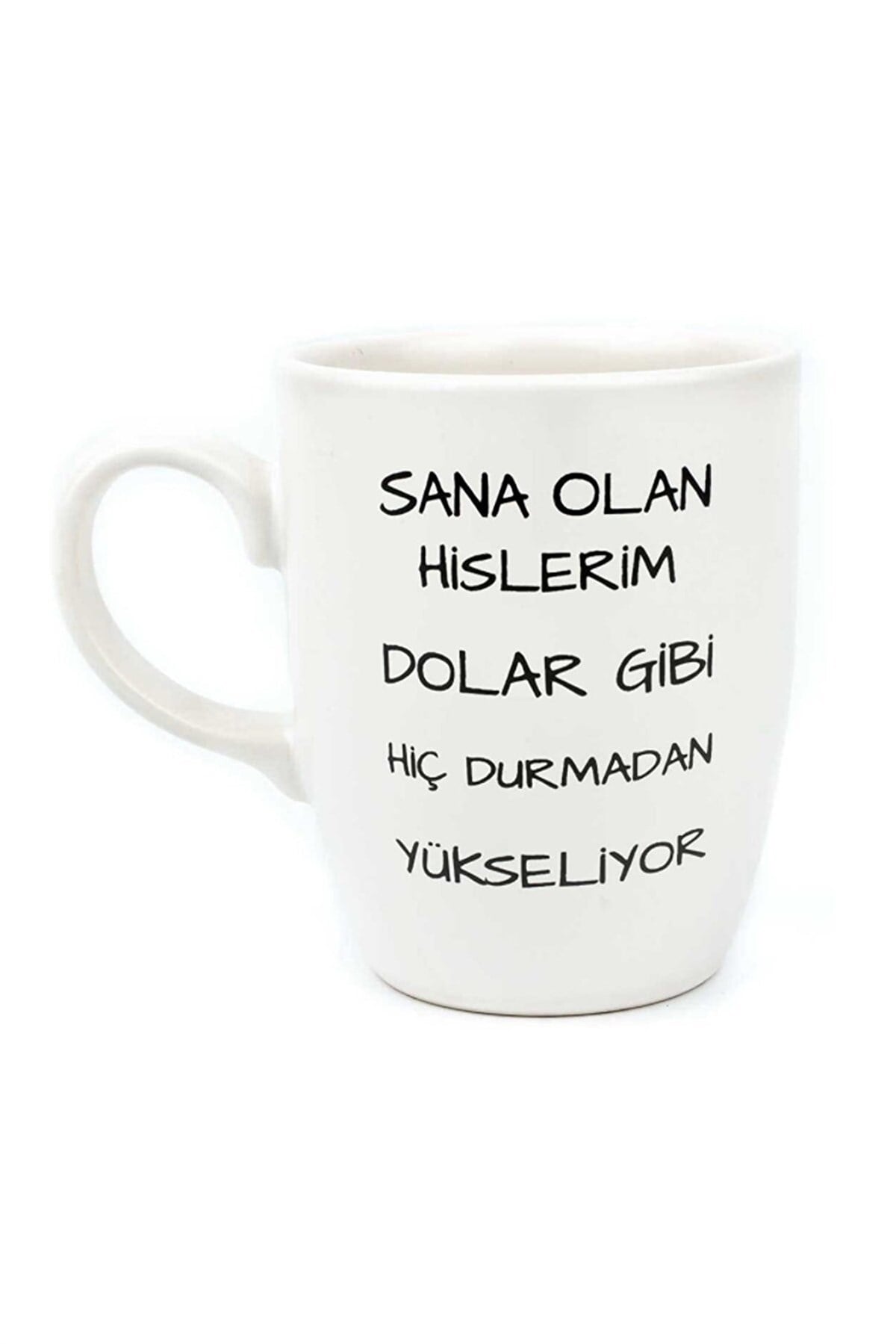 Sana Olan Hislerim Dolar Gibi Hiç Durmadan Yükseliyor Tasarım Kupa