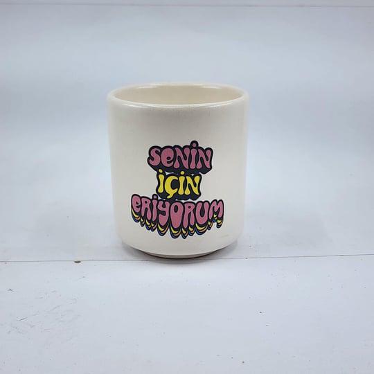 Senin İçin Eriyorum Tasarımlı Dekoratif Mum