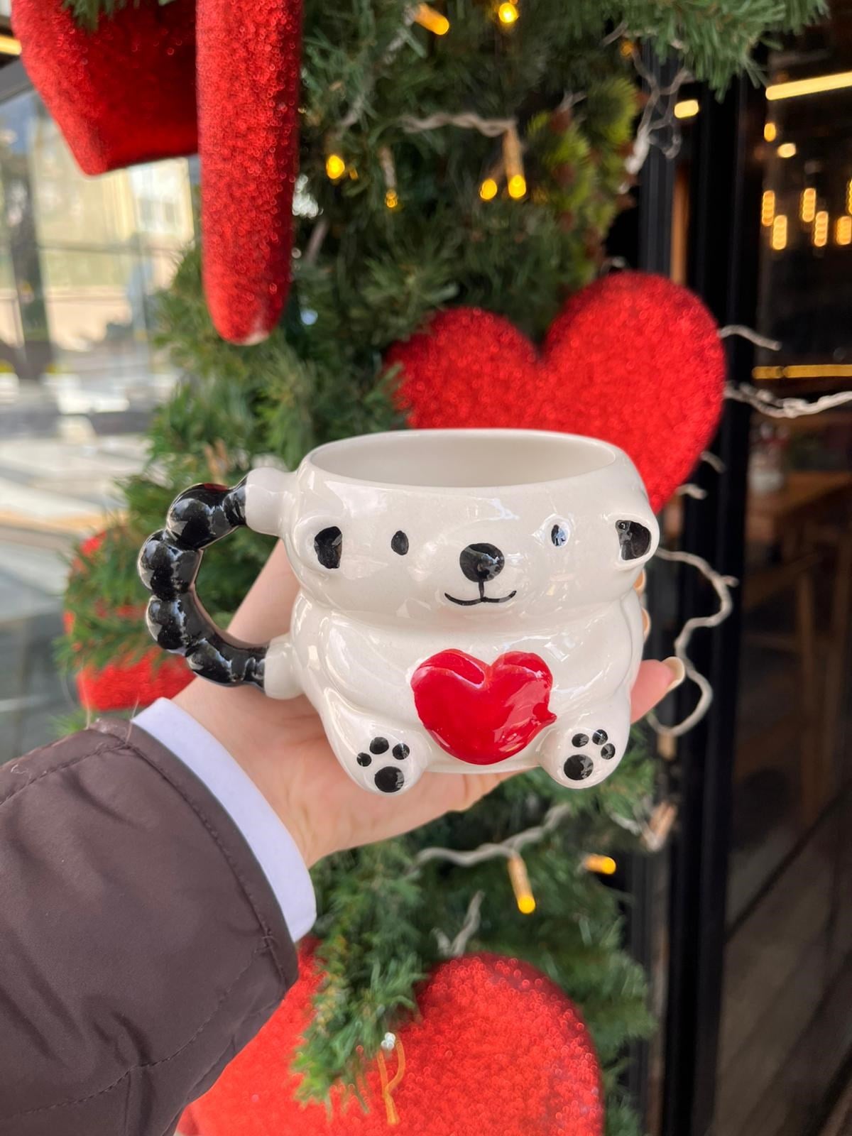 Sevimli Köpek Özel Form Kupa