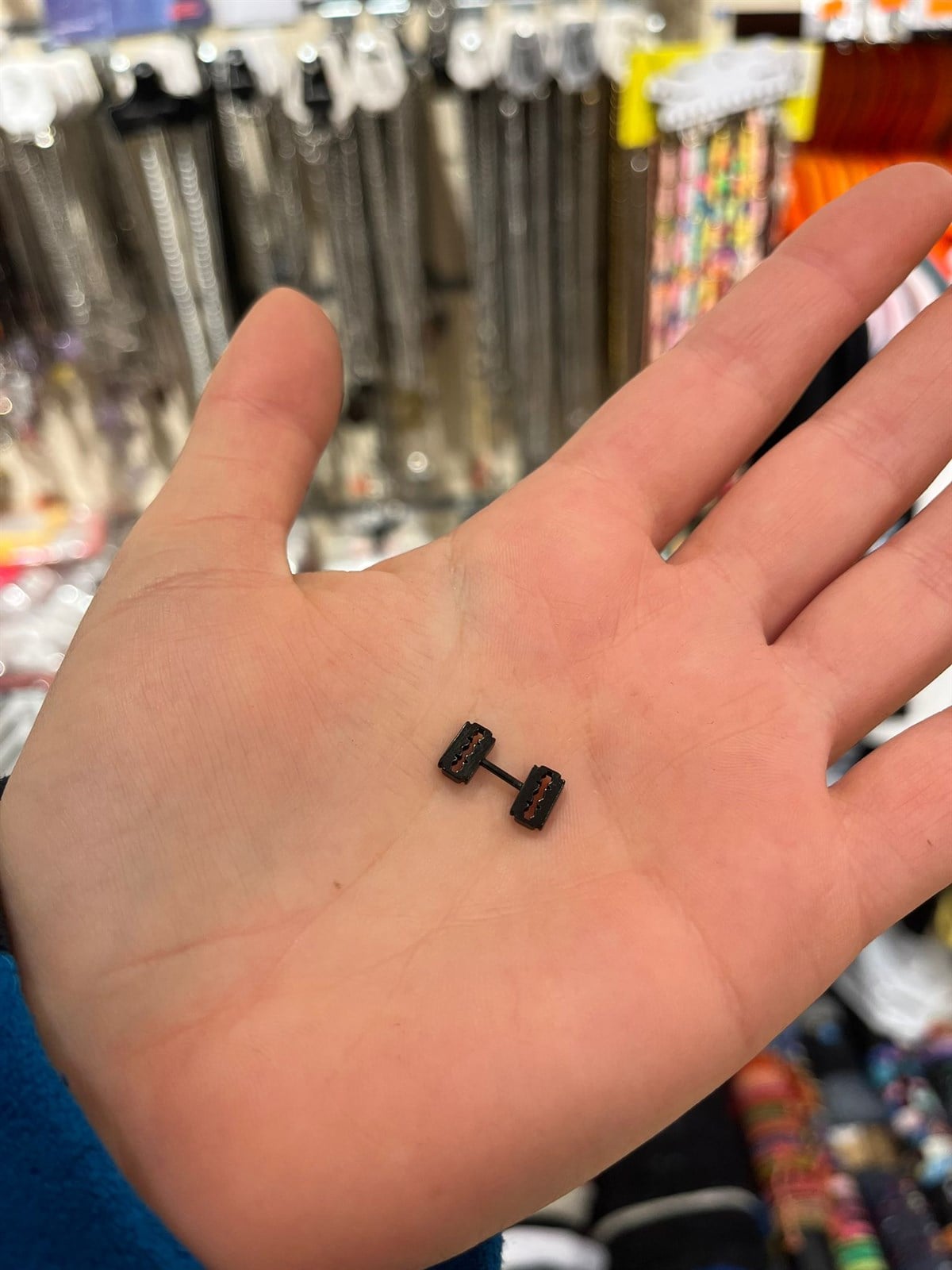 Siyah Cerrahi Çelik Piercing