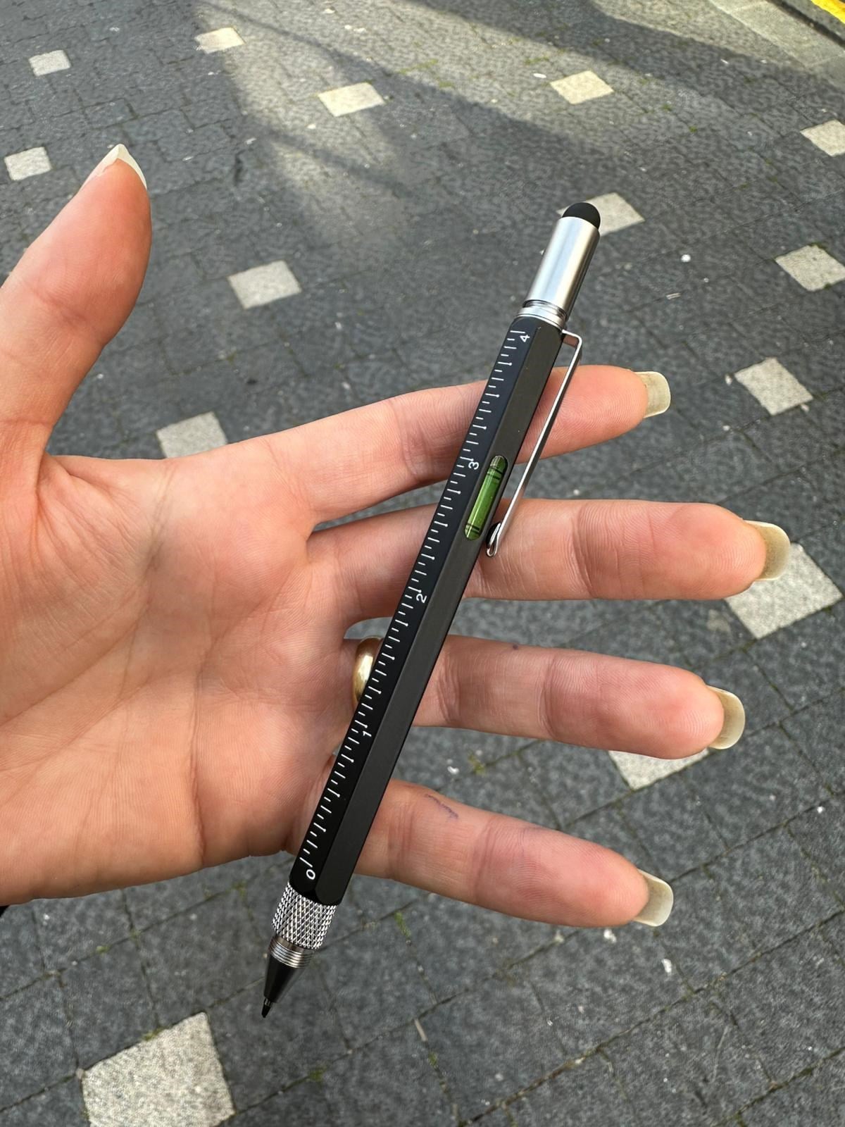 Su Terazili, Yıldız Tornavidalı, Cetvelli Ve Dokunmatik Mühendis Kalem 