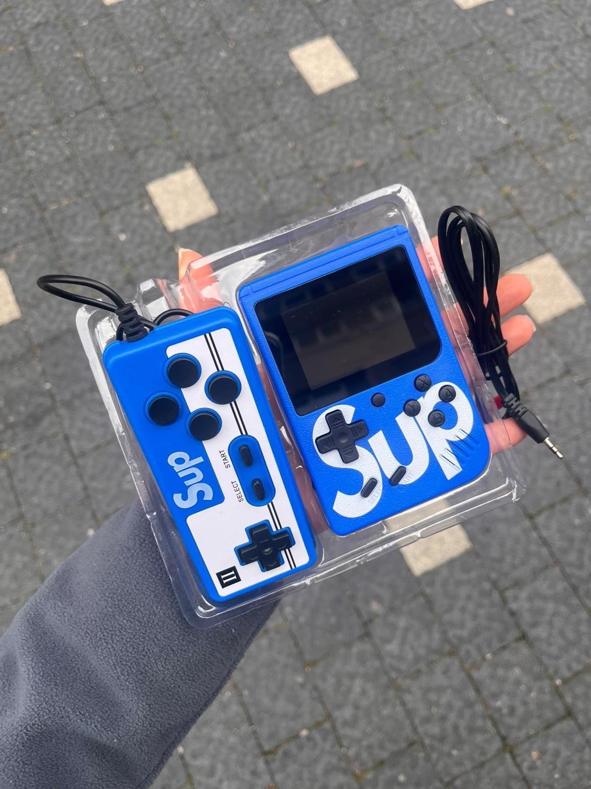 Sup Atari Mini Video Oyun Konsolu 400 Oyunlu Gameboy Mavi