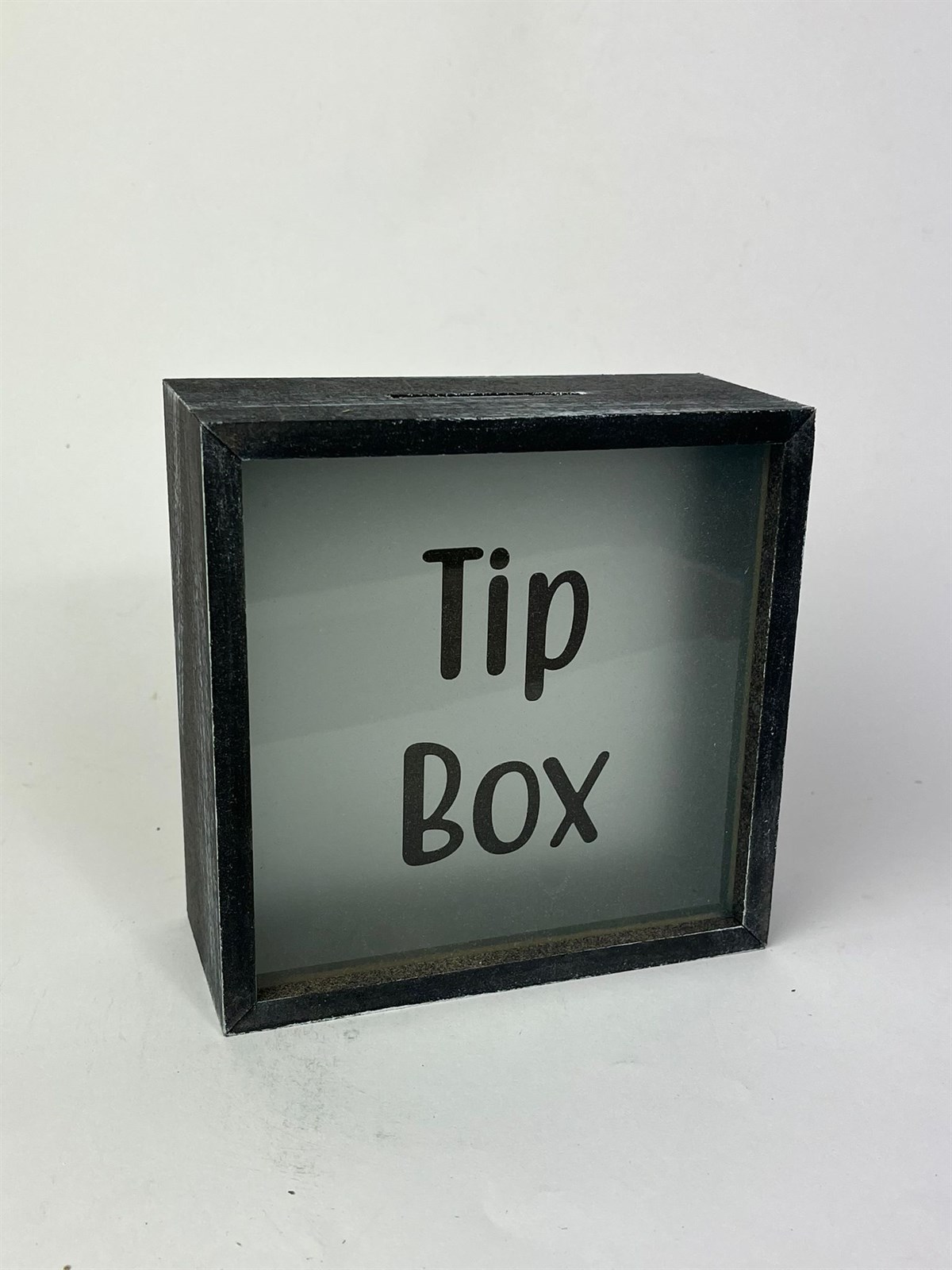 Tip Box Kumbara Siyah Çerçeveli