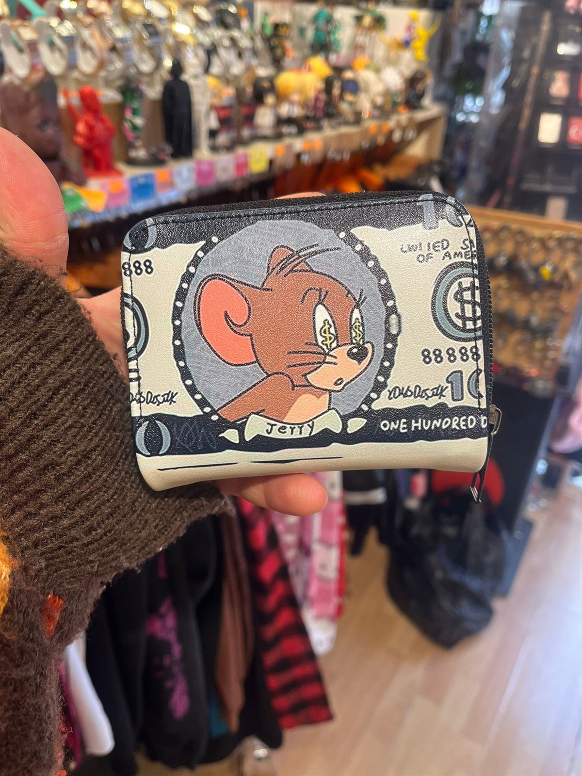 Tom ve Jerry Jerry Dolar İşareti Kısa Cüzdan