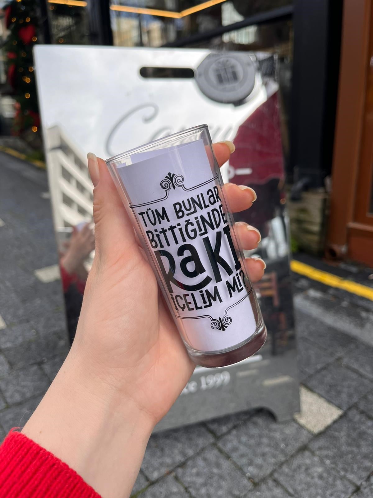 Tüm Bunlar Bittiğinde Rakı İçelimmi Rakı Bardağı