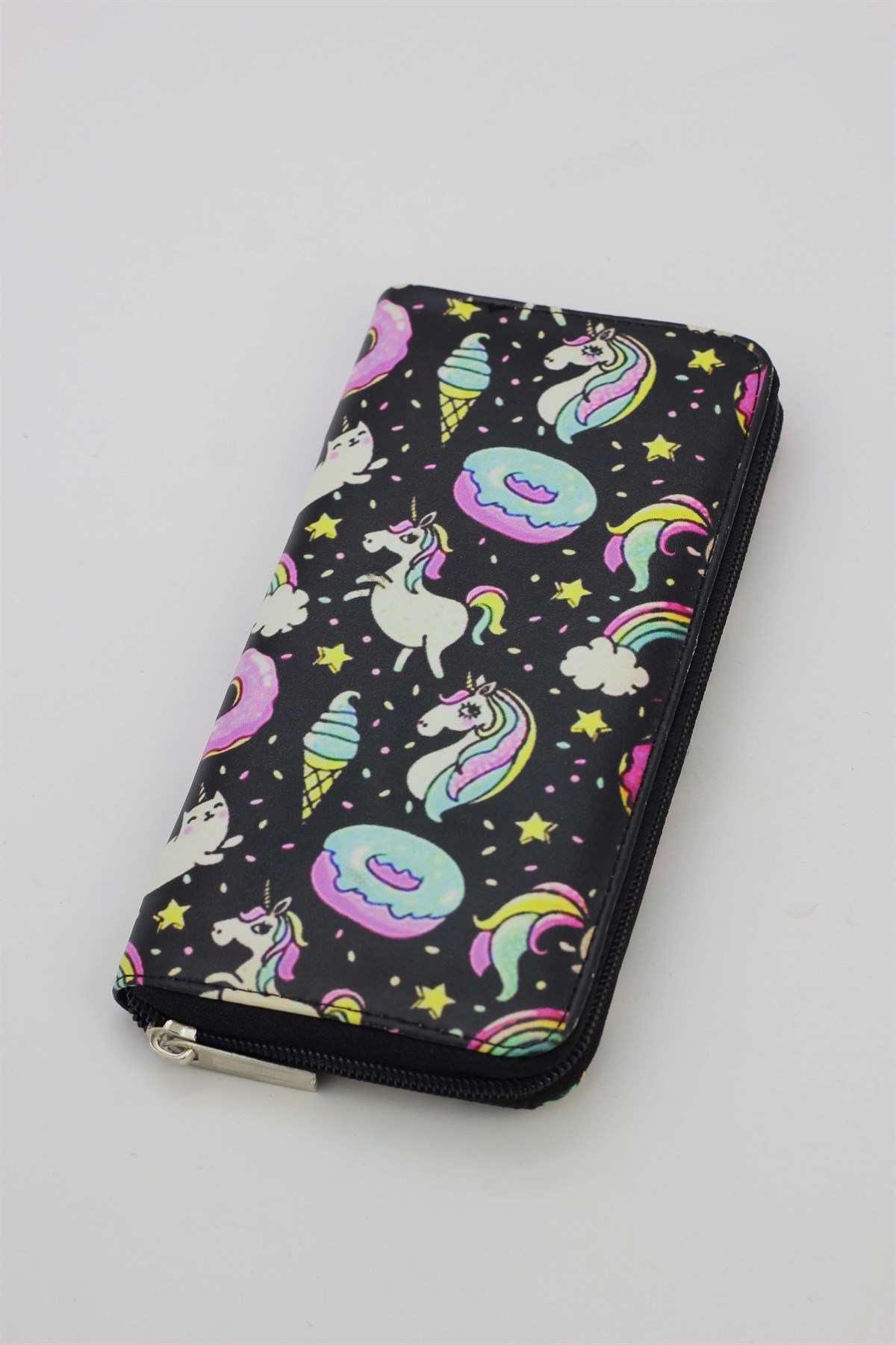 Unicorn Donut Dondurma Uzun Cüzdan