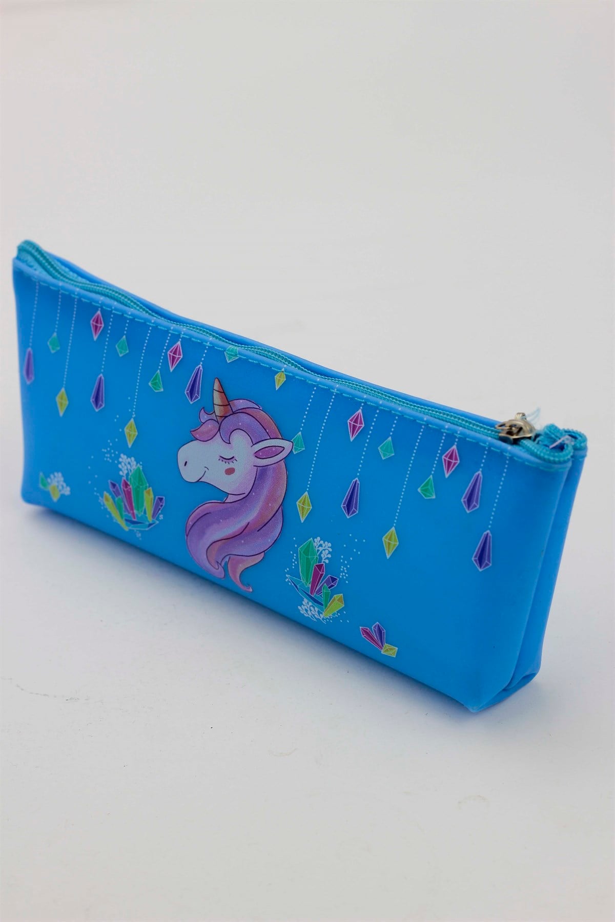 Unicorn Mavi Silikon Kalem Kutu