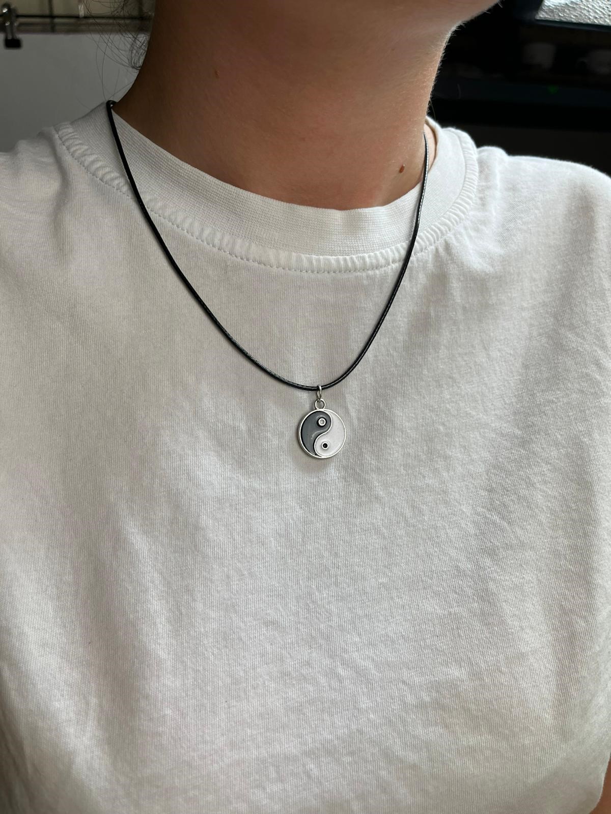Yin ile Yang Detaylı Kolye