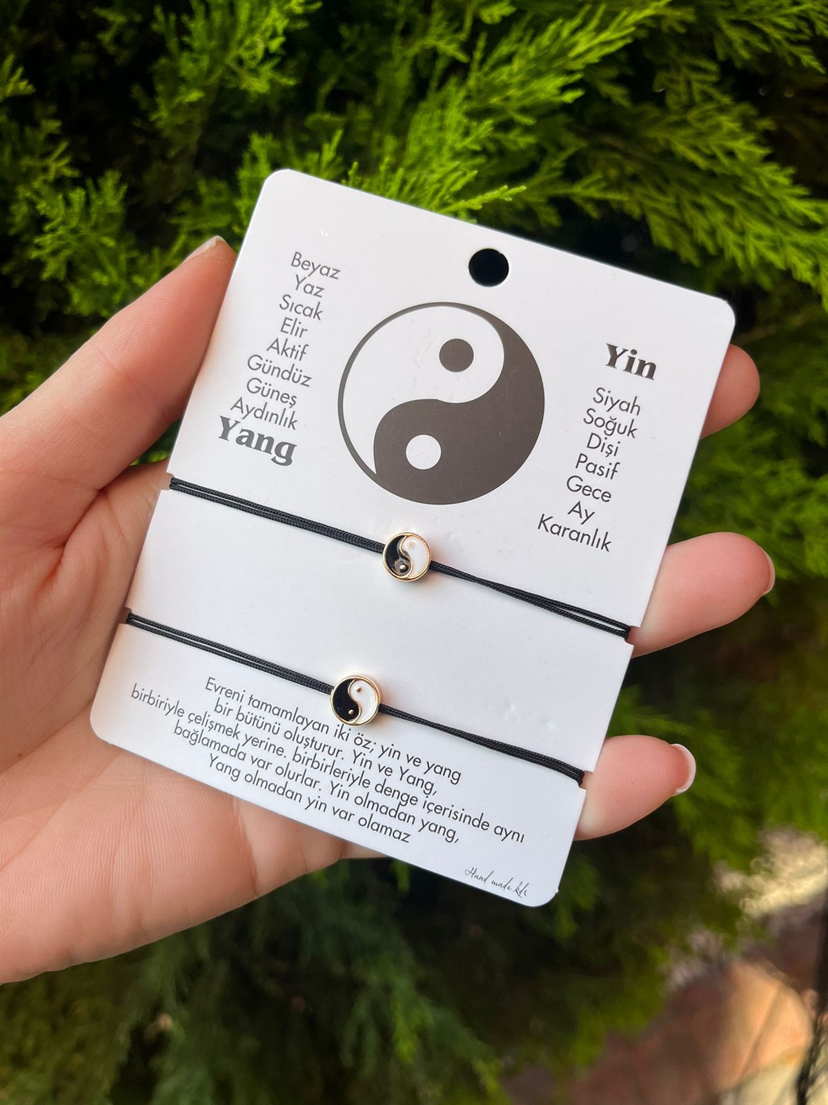 Ying ve Yang Çift Bileklik