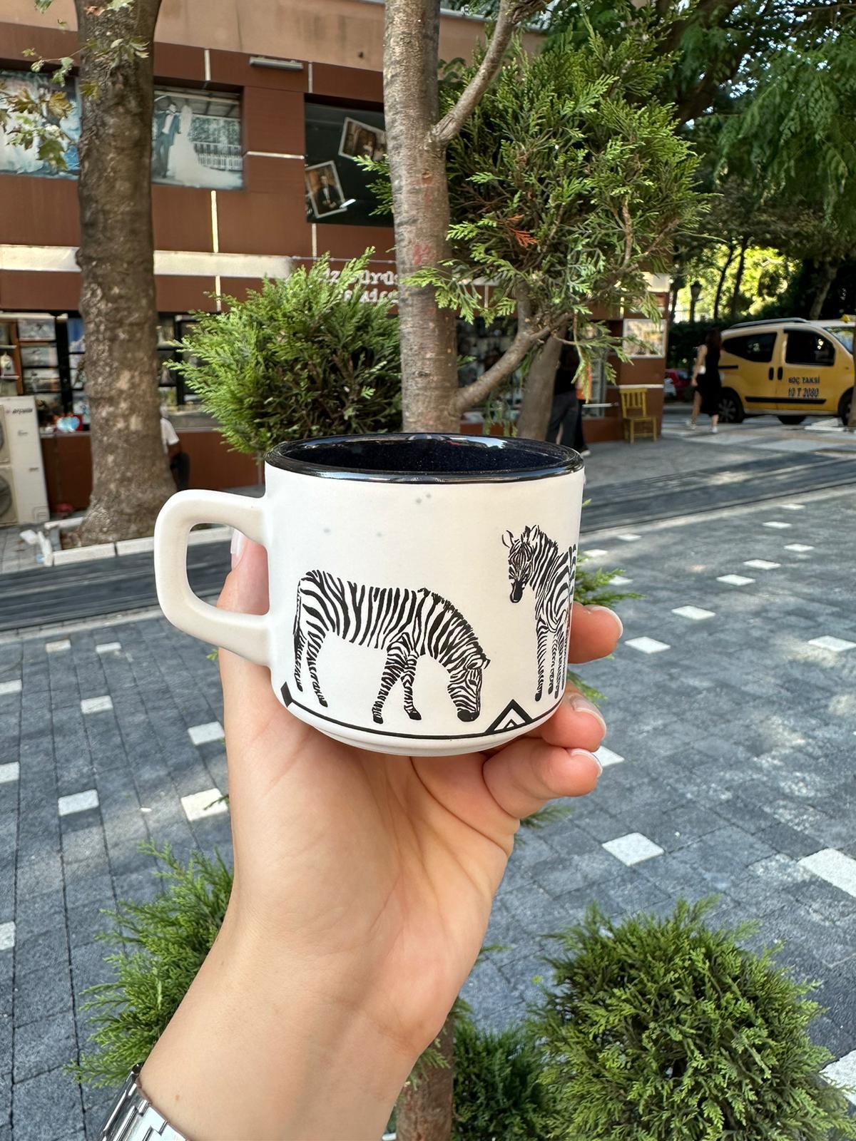 Zebra Desenli Sarmal Venüs Kupa