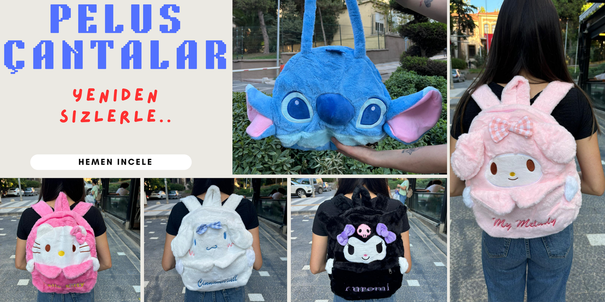Pelüş Çantalar