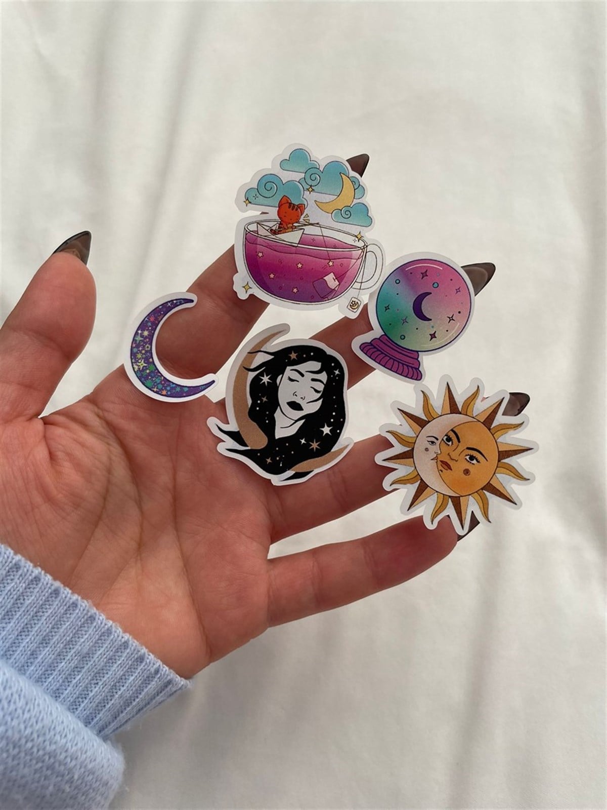 Aesthetic Celestial Sticker Set