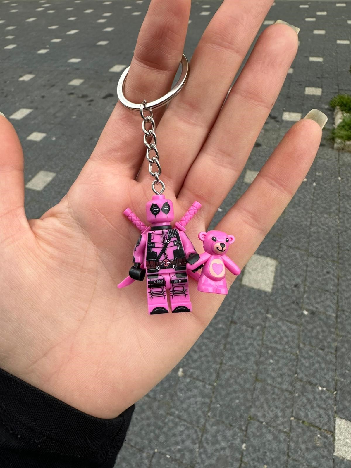Aga Kahraman Deadpool Lego Anahtarlık