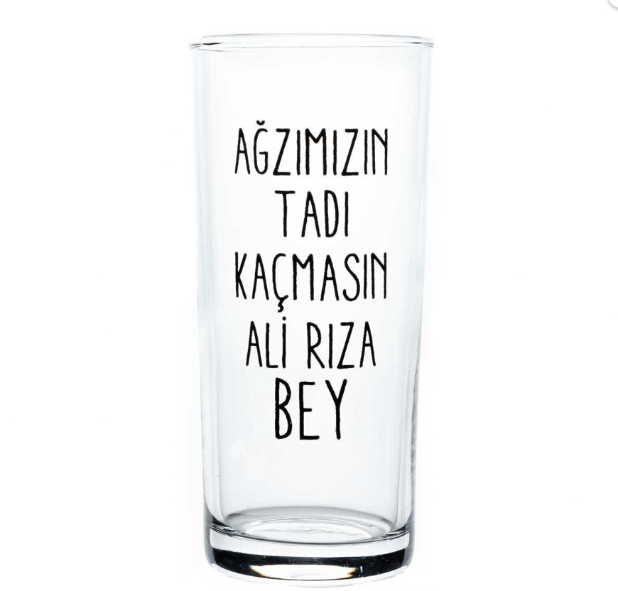 Ağzımızın Tadı Kaçmasın Ali Rıza Bey Rakı Bardağı
