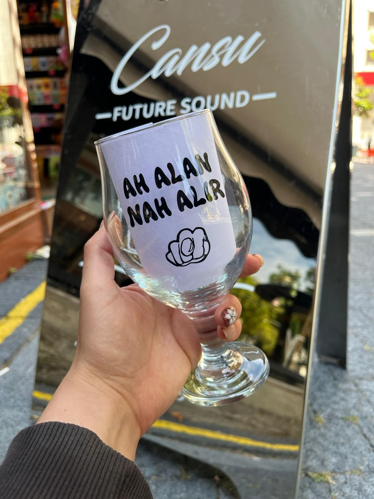 Ah Alan Nah Alır Cam Bira Bardak
