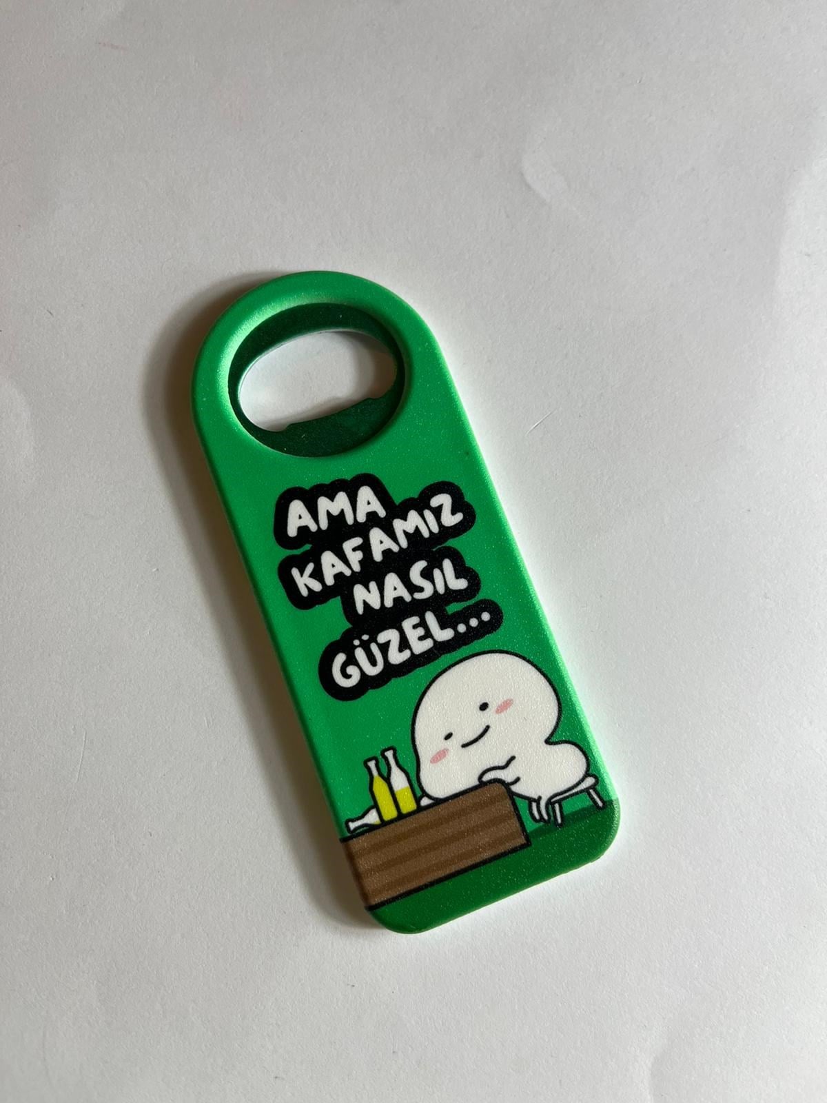 Ama Kafamız Nasıl Güzel Yazılı Magnet ve Açacak