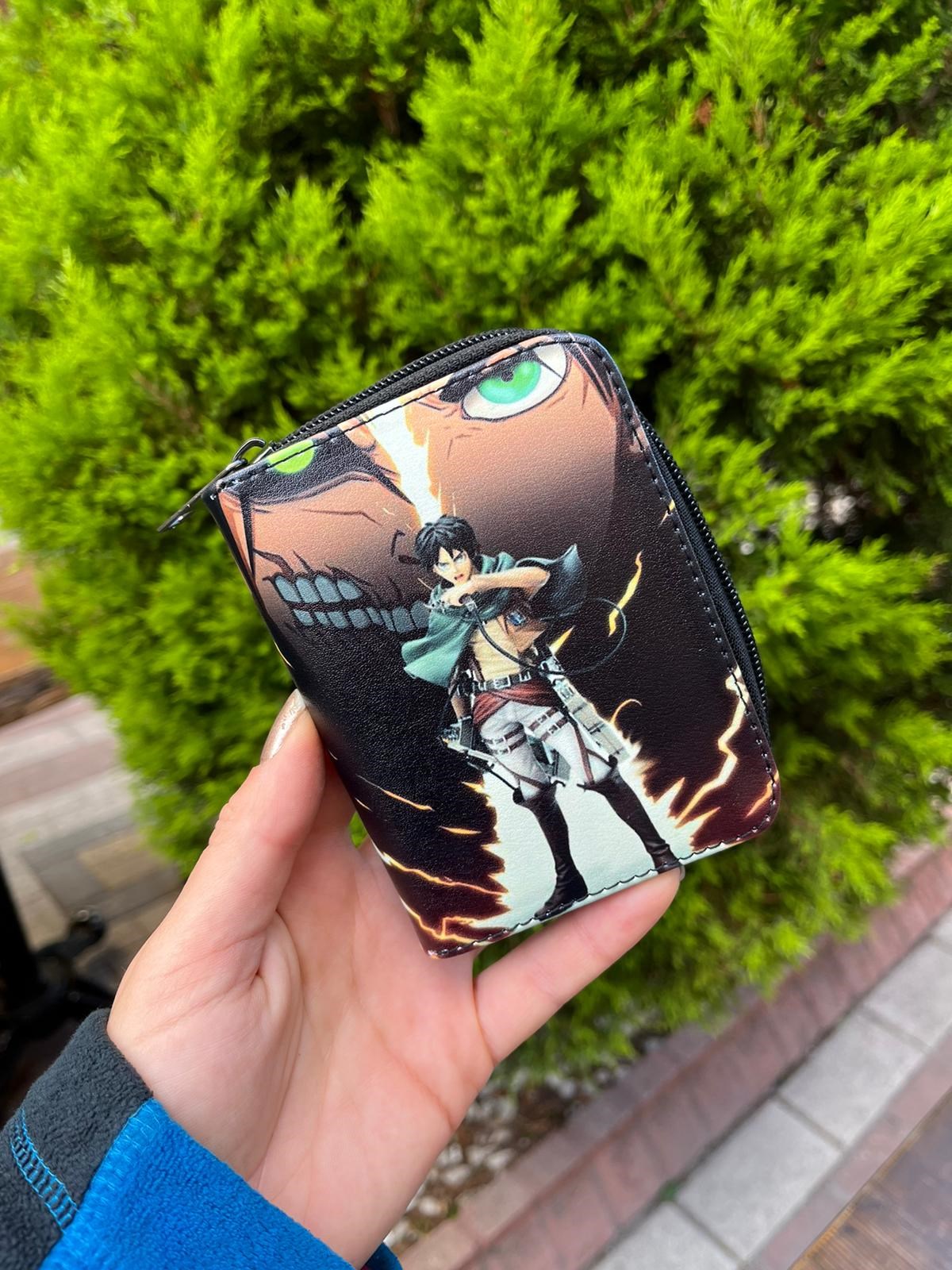 Anime Attack On Titan Eren Cüzdan