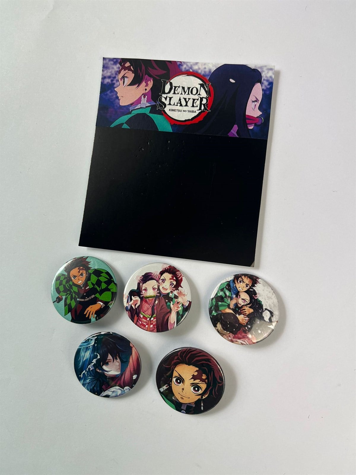 Anime Demon Slayer Rozet ve Çanta Süsü