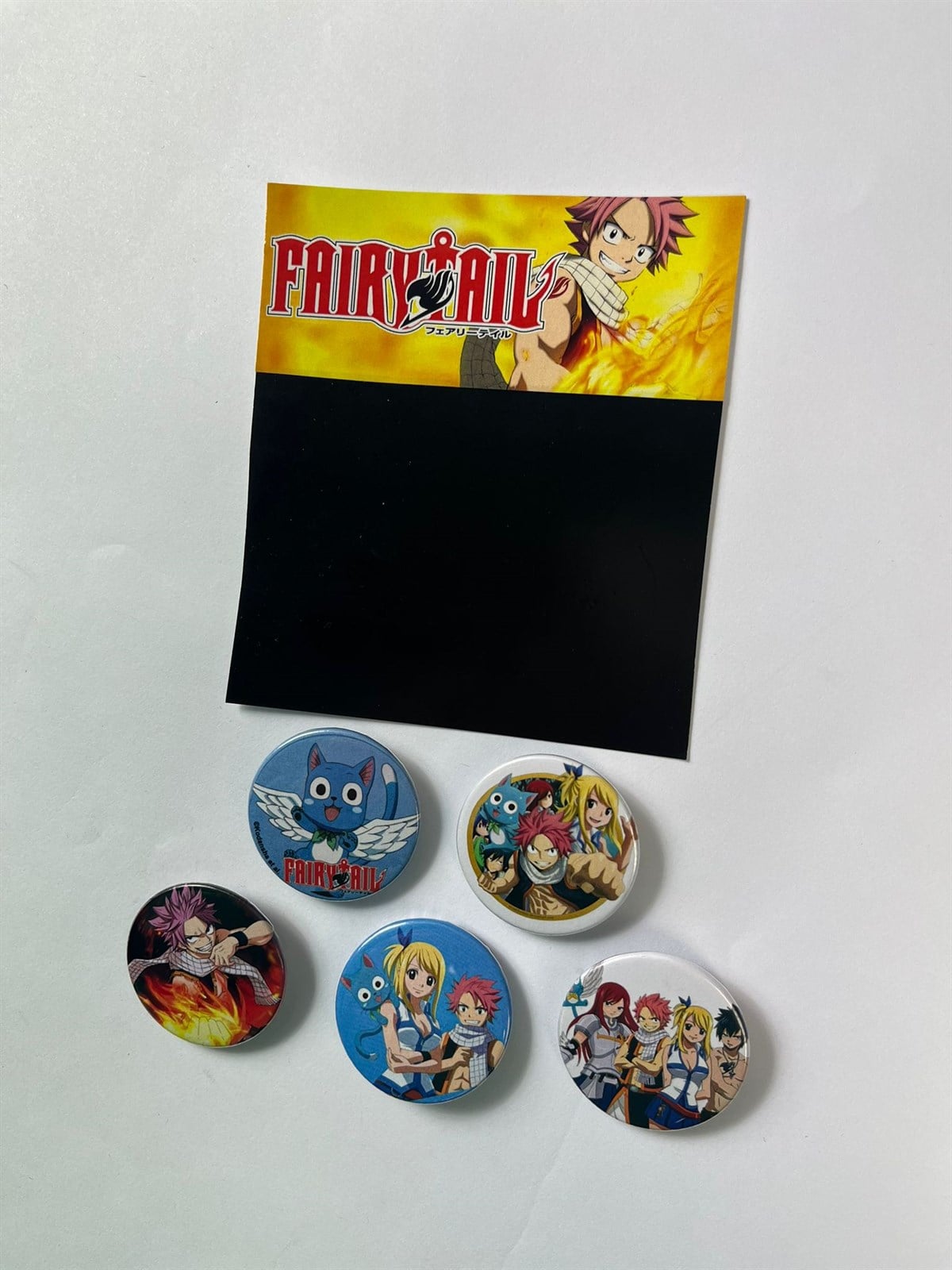 Anime Fairy Tail Rozet ve Çanta Süsü