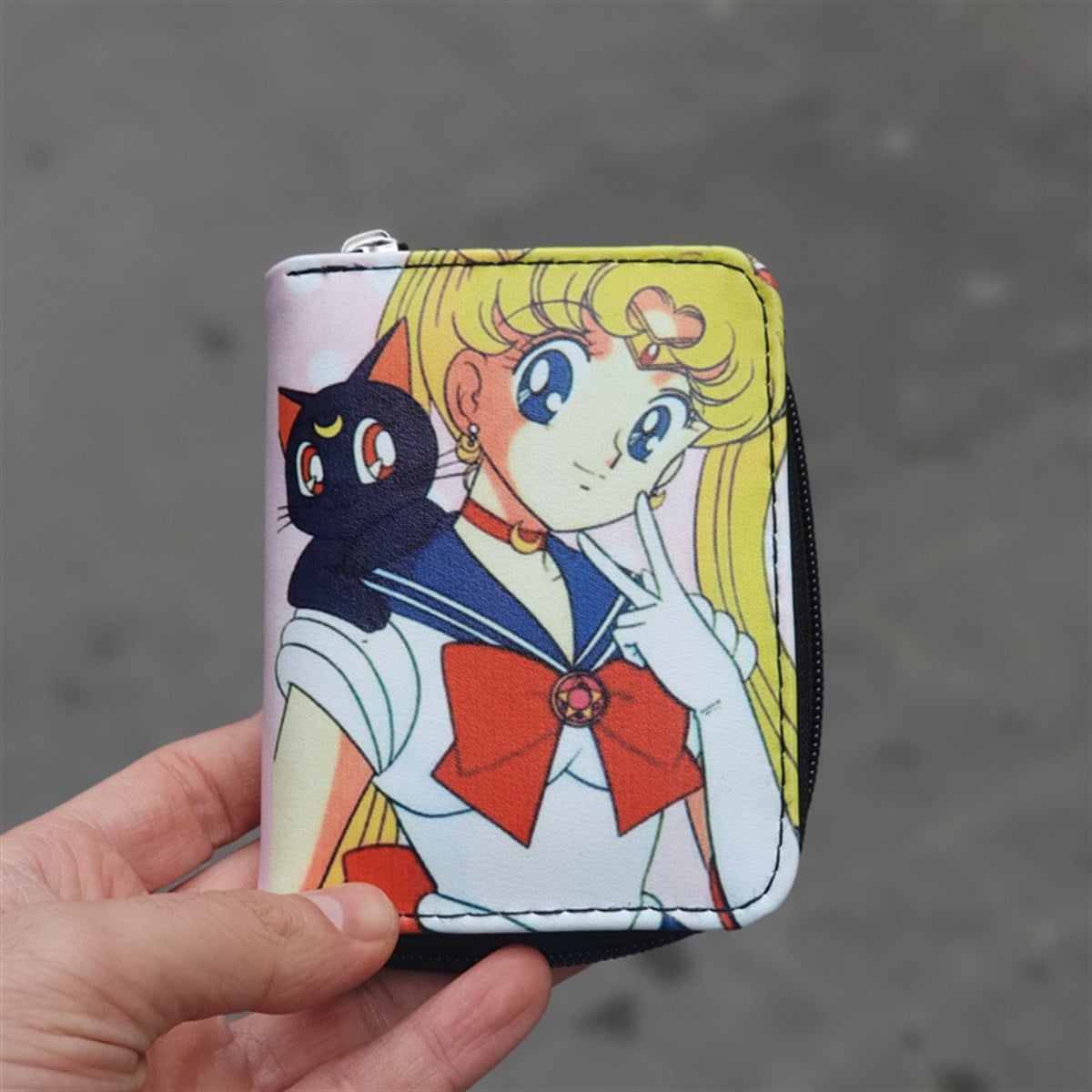 Anime Japanese Sailor Moon Kısa Cüzdan