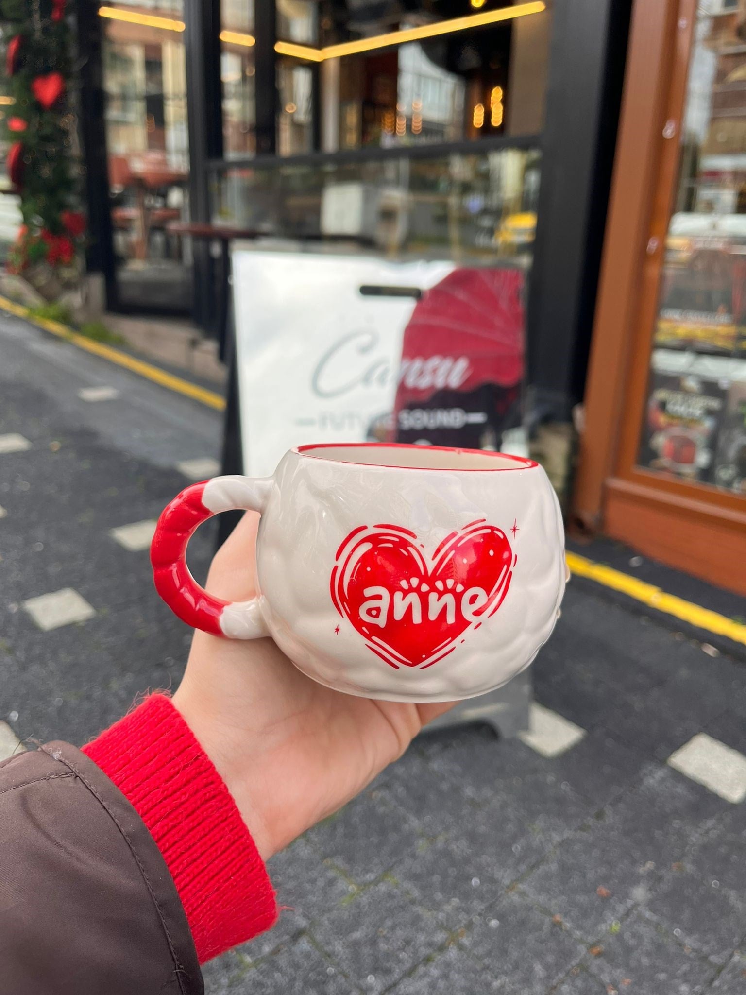 Anne Yazılı Özel Form Kupa