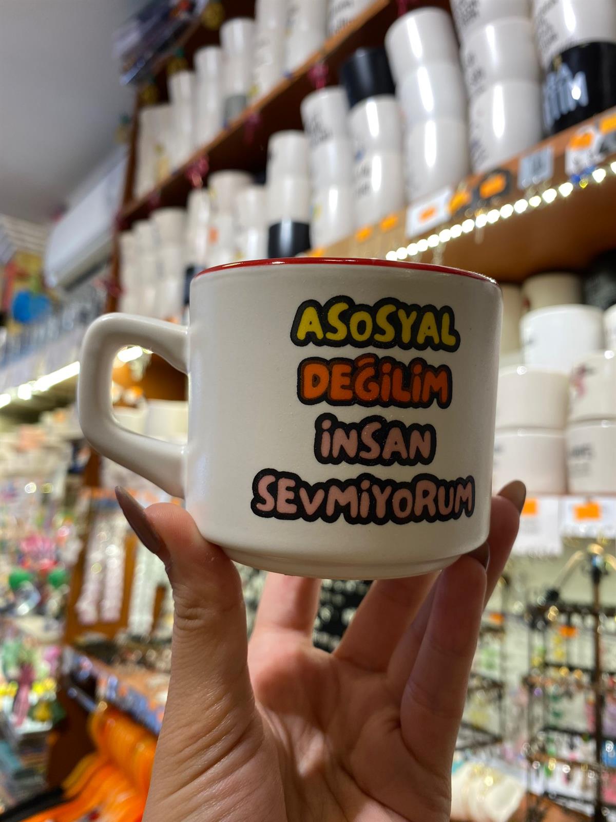 Asosyal Değilim İnsan Sevmiyorum Venüs Kupa