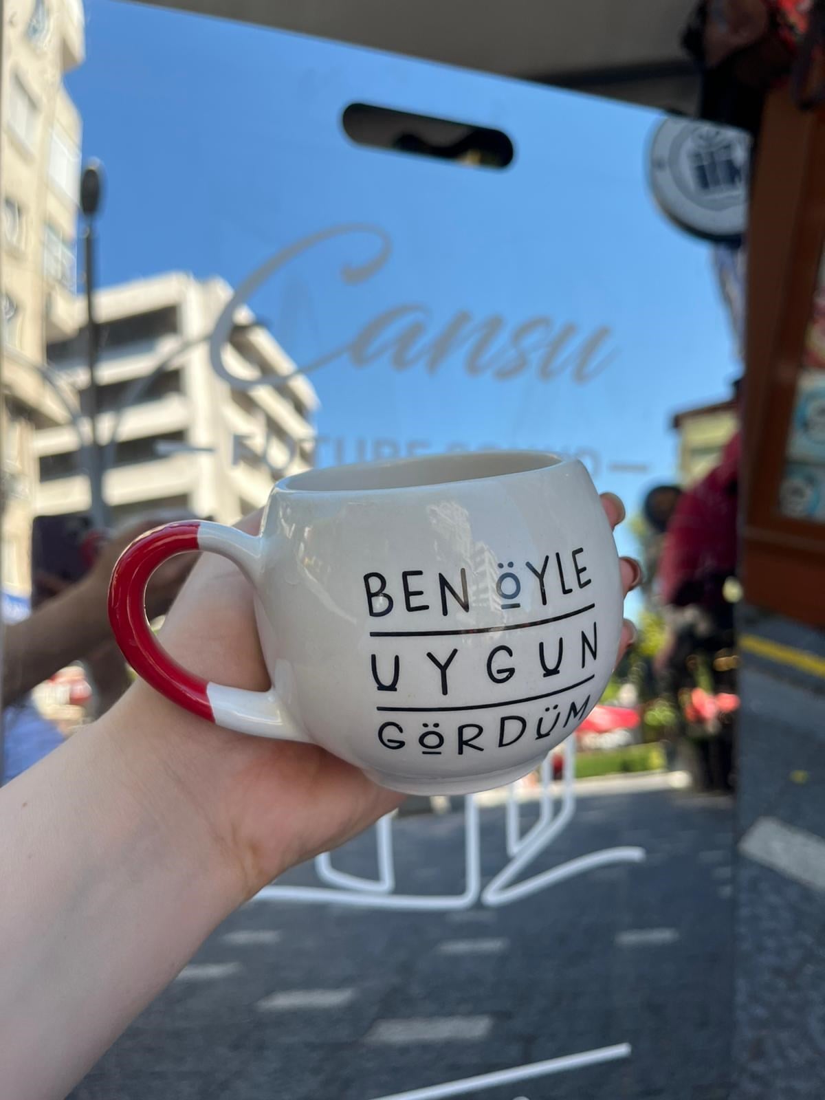 Ben Öyle Uygun Gördüm Balon Kupa