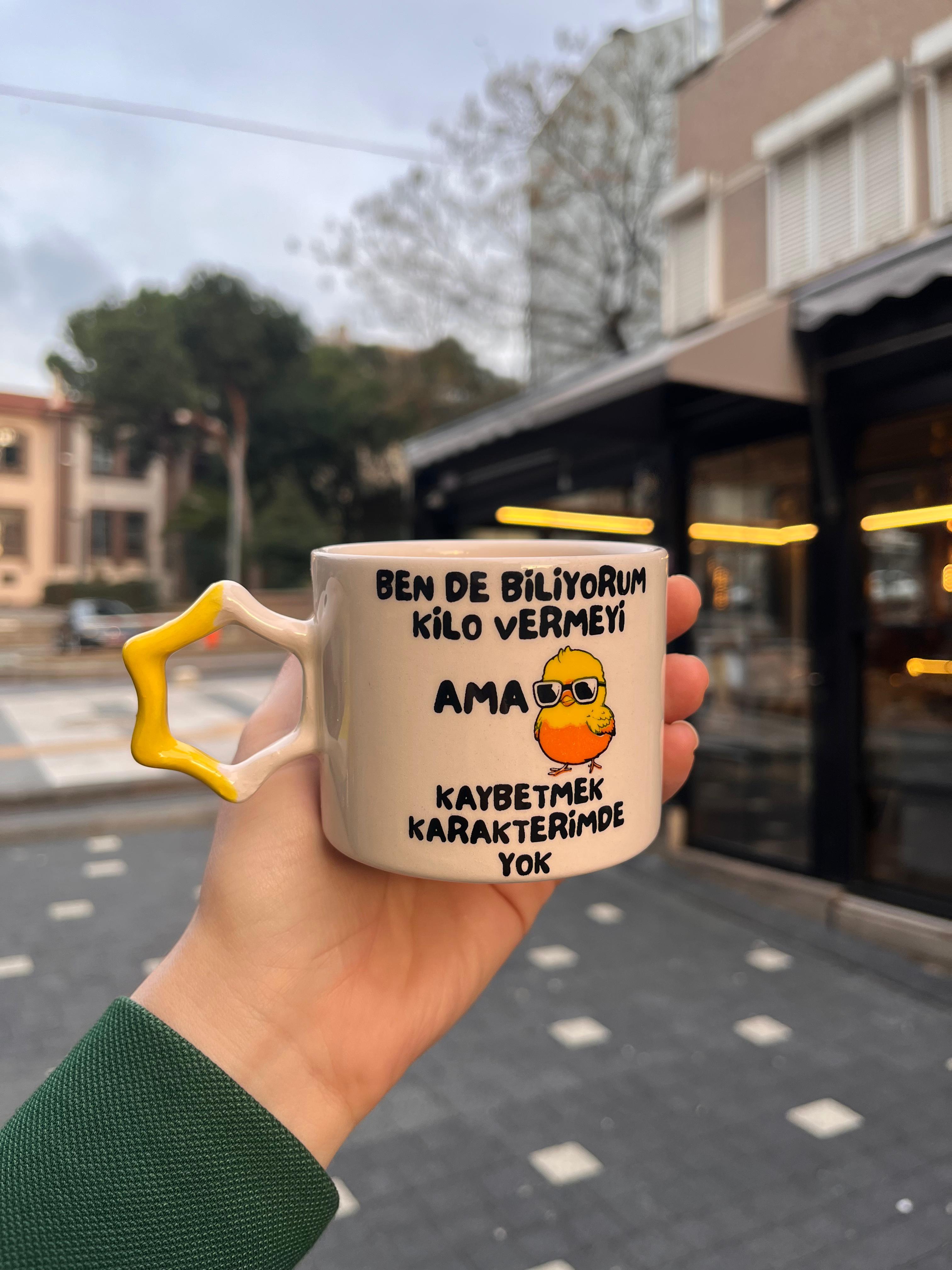 Bende Biliyorum Kilo Vermeyi Ama Kaybetmek Karekterimde Yok Yıldız Kupa