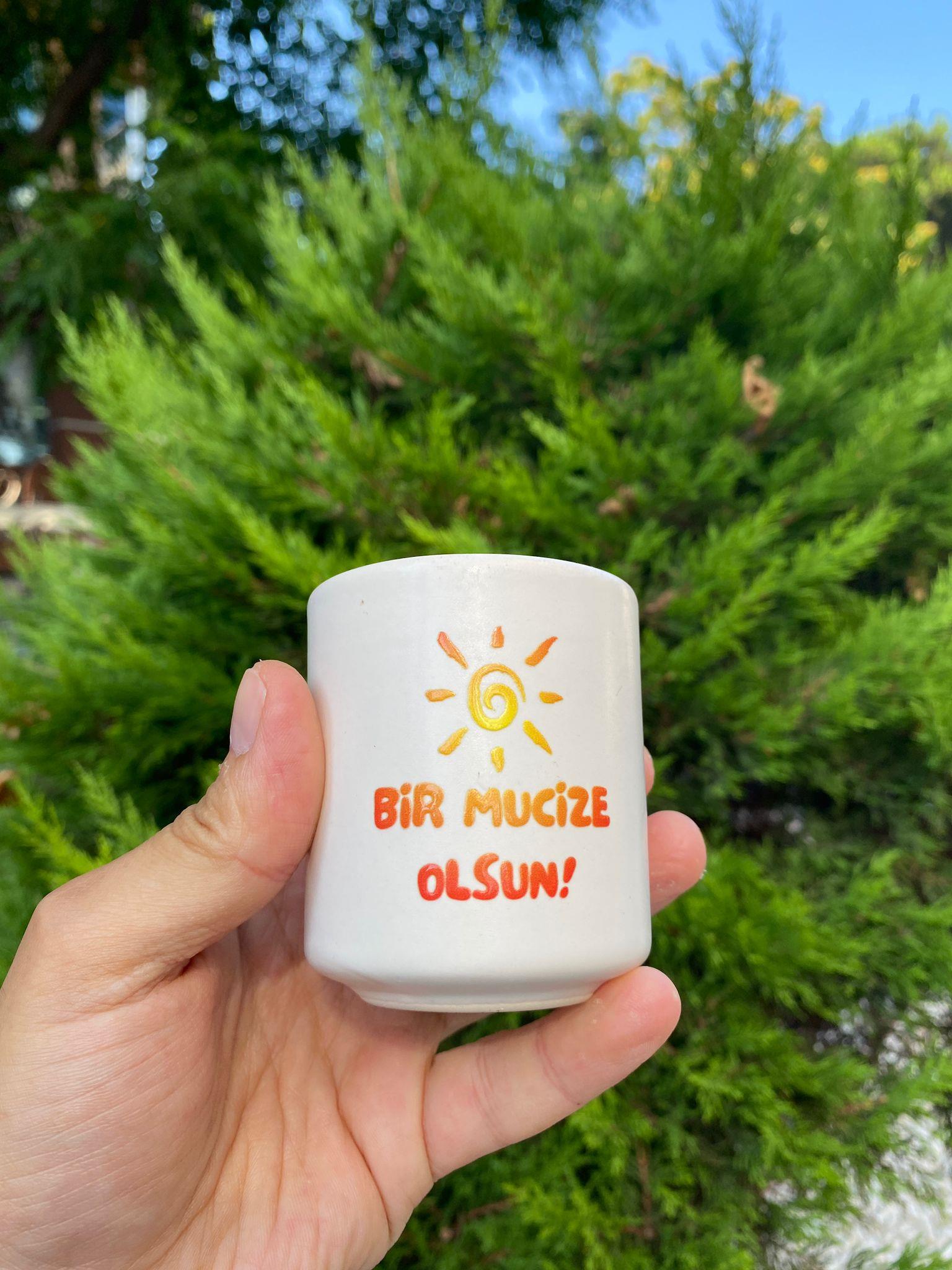 Bir Mucize Olsun Tasarım Dekoratif Mum