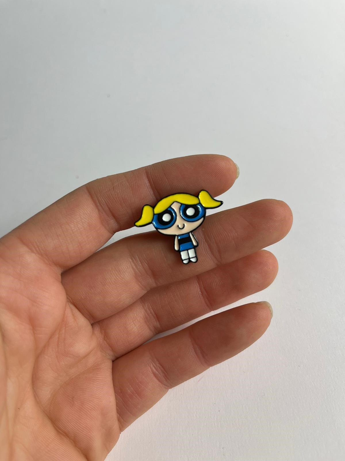 Broş Metal Mine Powerpuff Girls Bubbles