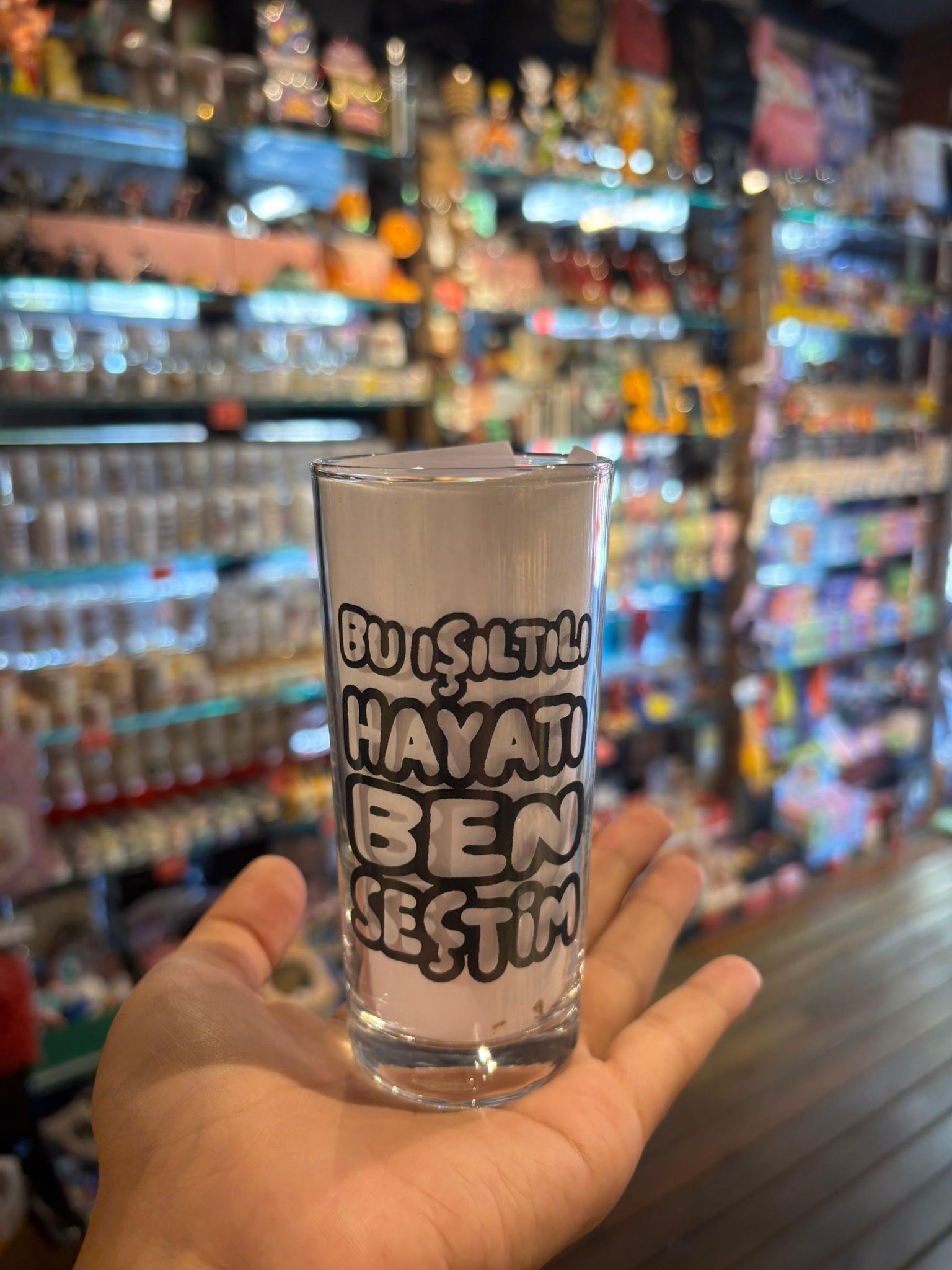 Bu Işıltılı Hayatı Ben Seçtim Rakı Bardağı