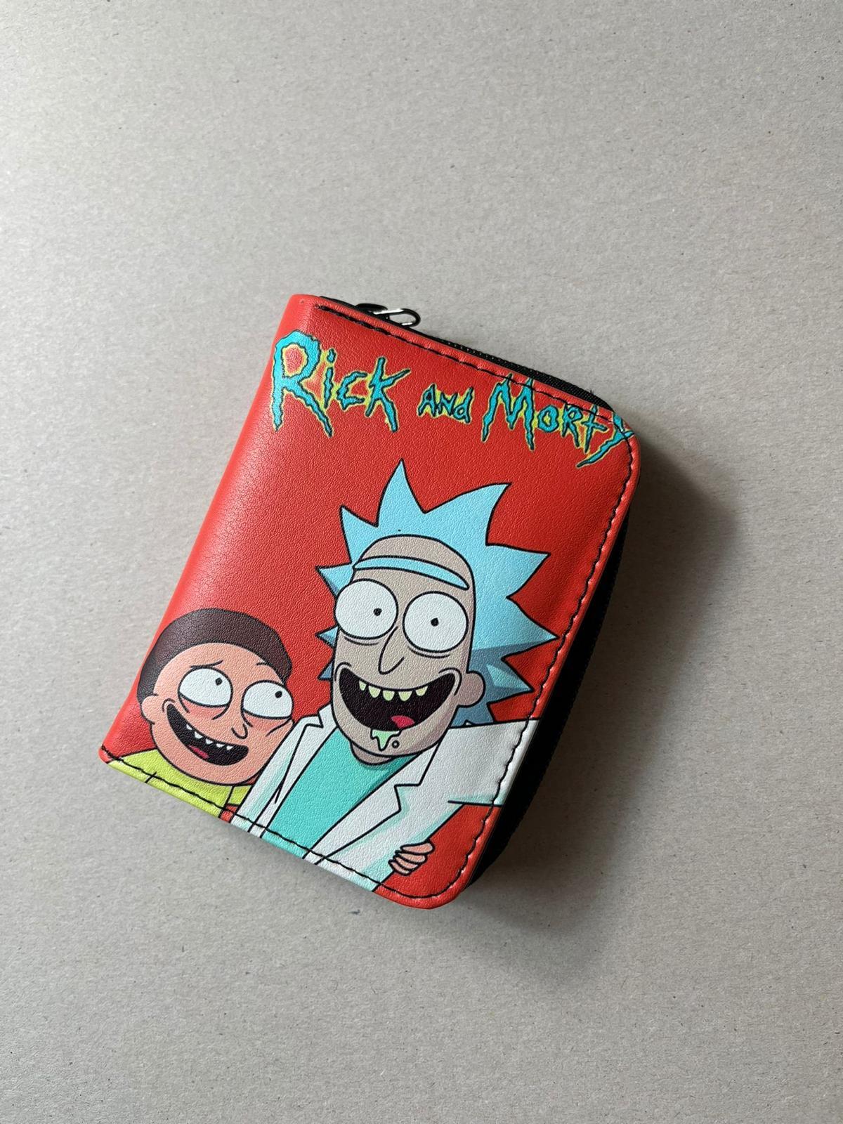 Büyük Akıncı Rick ve Yancı Morty Unisex Cüzdan