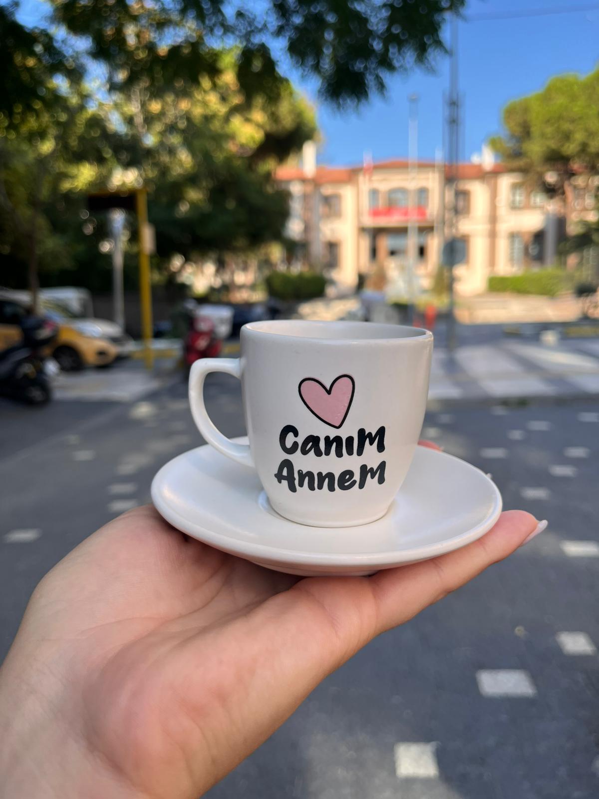 Canım Annem Türk Kahve Fincanı