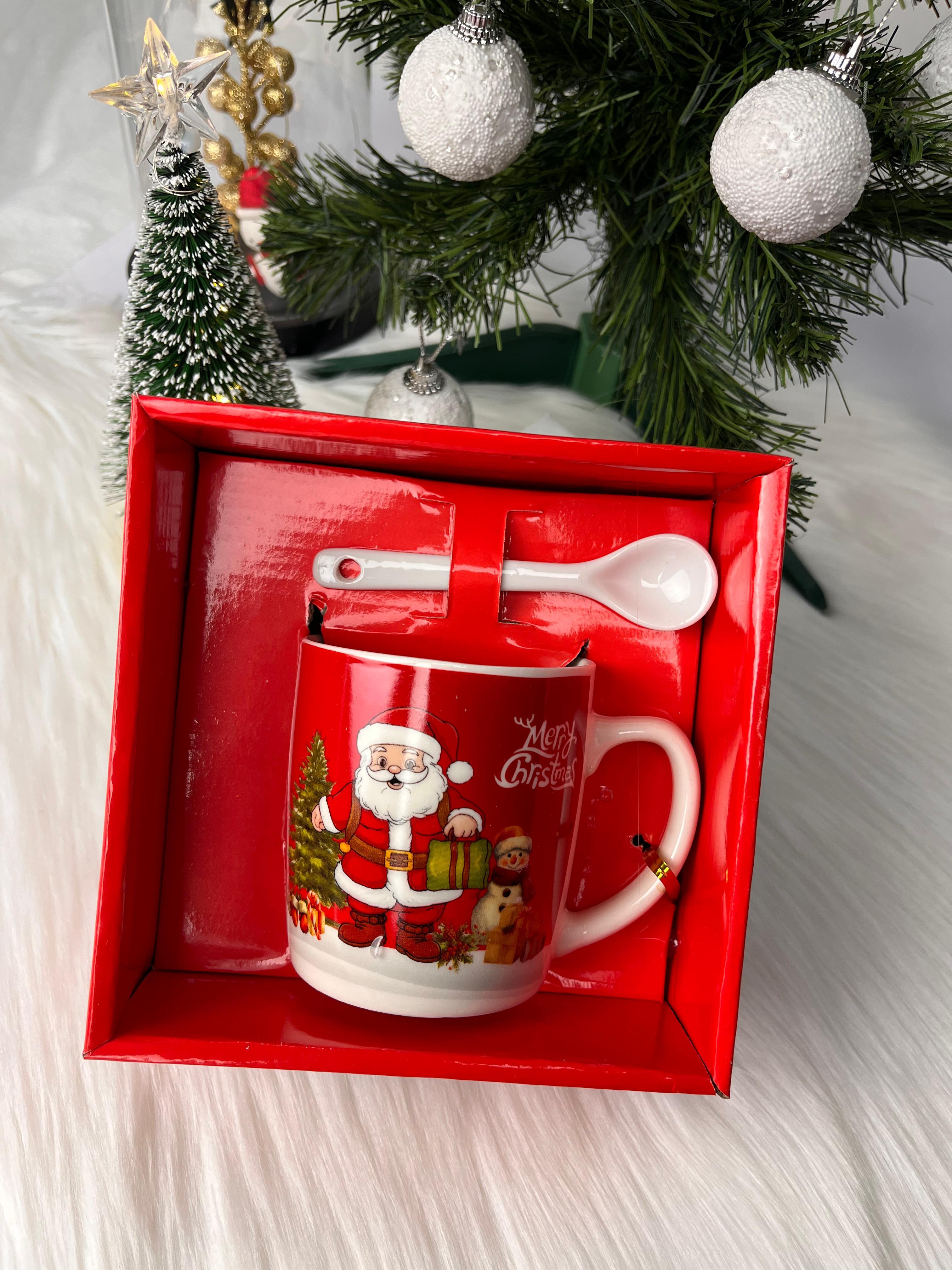 Çantalı Noel Baba Kupa Set