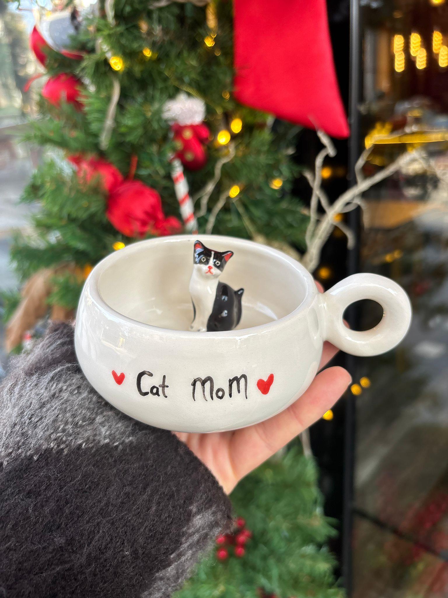 Cat mom 3D Mug Kupa