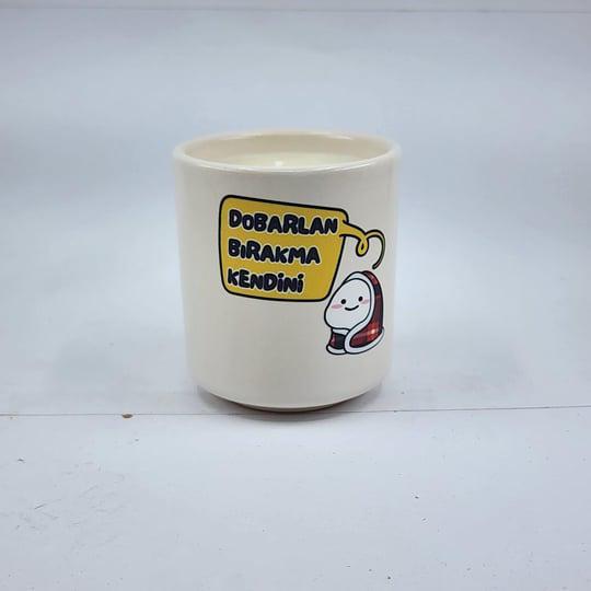 Dobarlan Bırakma Kendini Tasarımlı Dekoratif Mum