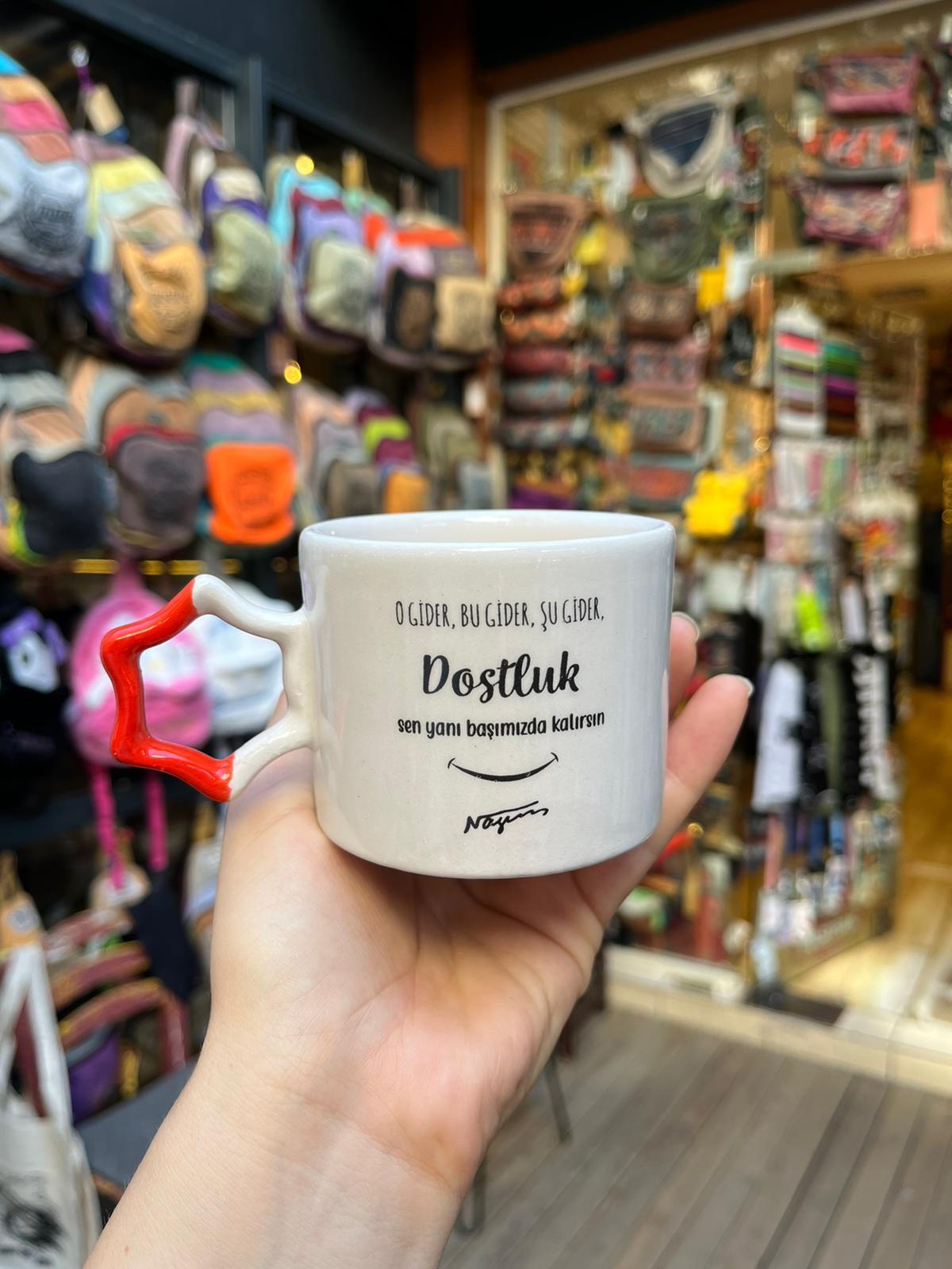 Dostluk Yıldız Kulplu Kupa