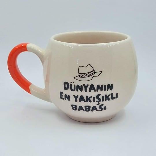 Dünyanın En Yakışıklı Babası- Baskılı Tasarım Balon Kupa