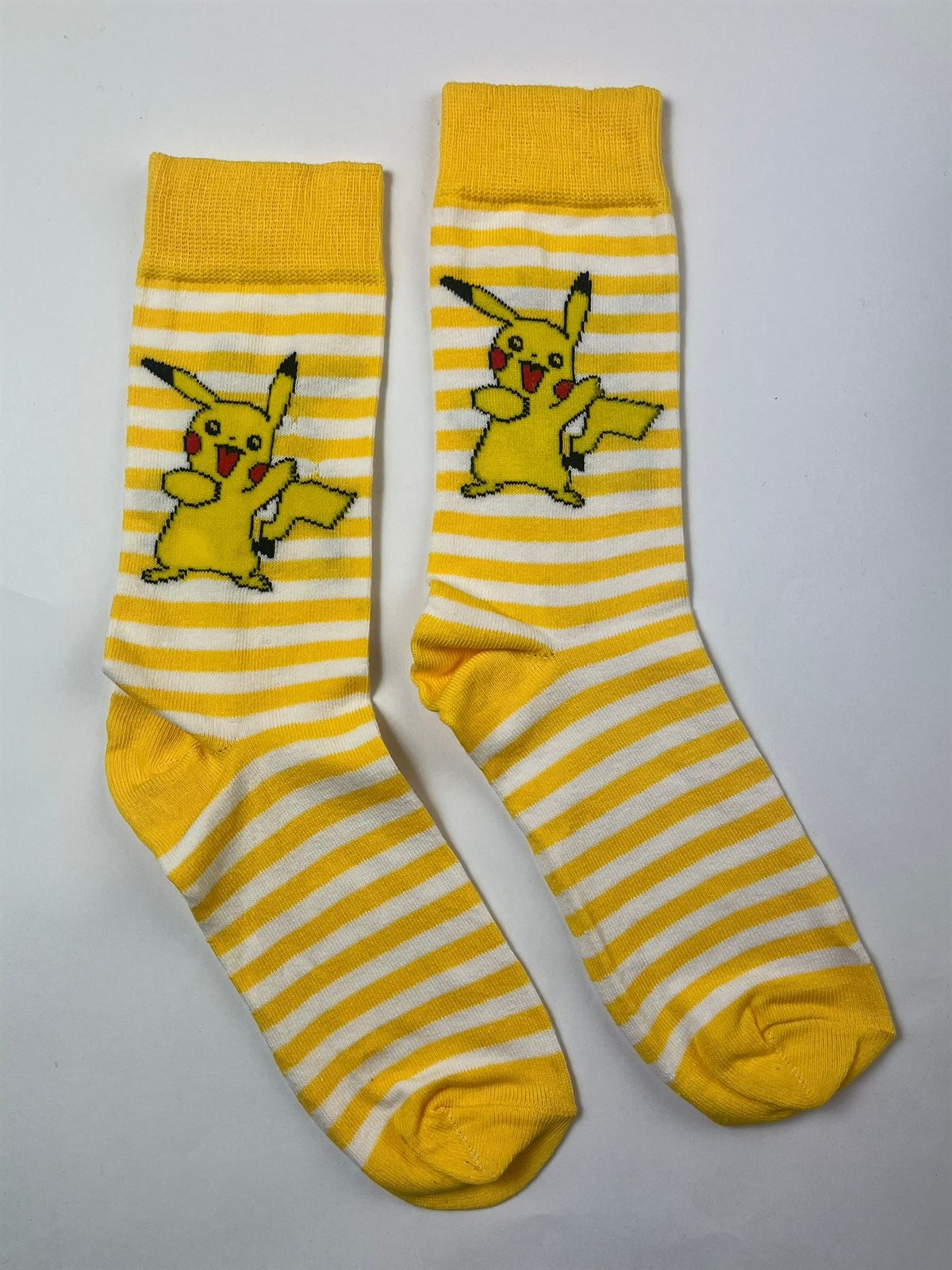 Elektrikli Fare Pikachu Pika Pikaçu Uzun Çorap