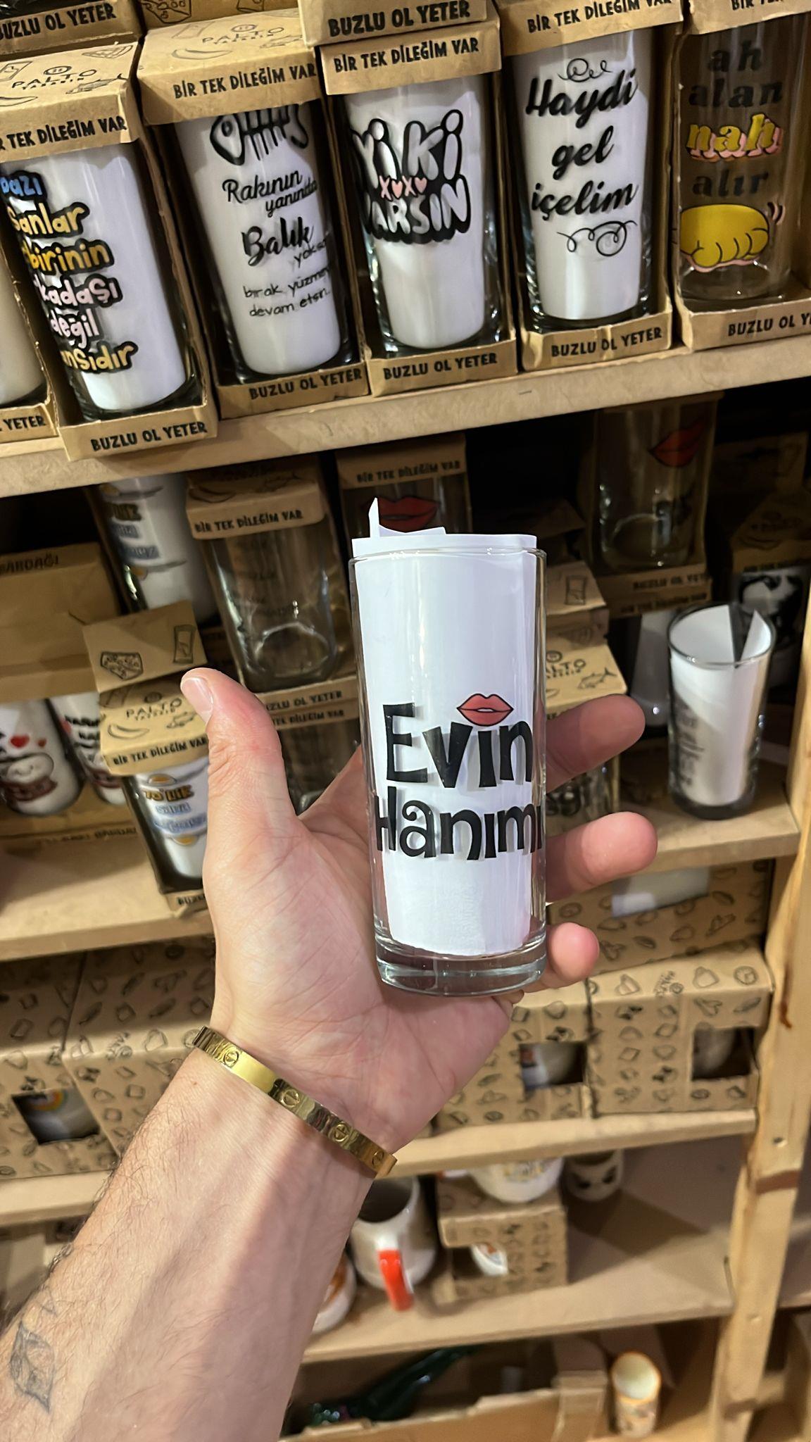 Evin Hanımı Rakı Bardağı