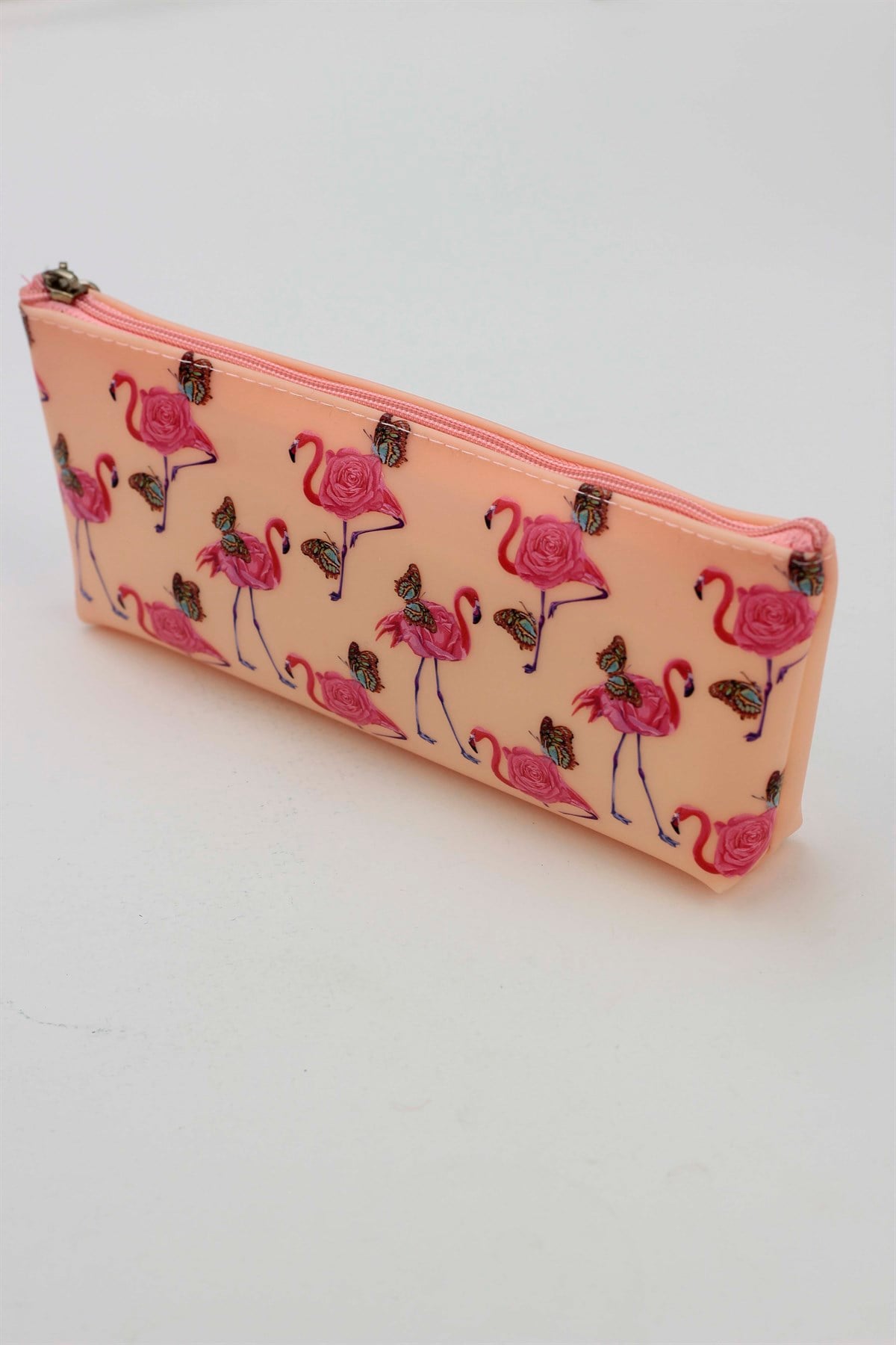 Flamingo Pembe Silikon Kalem Kutu