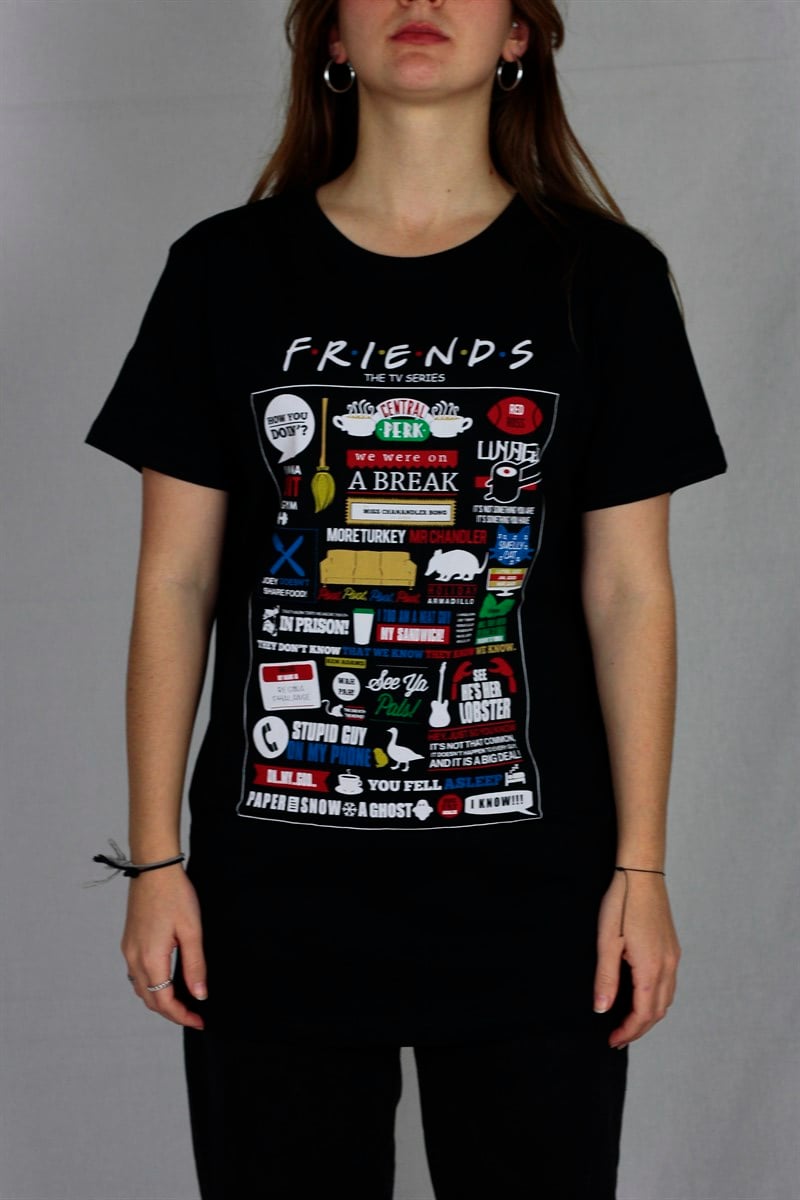 Friends Kolaj Tişört