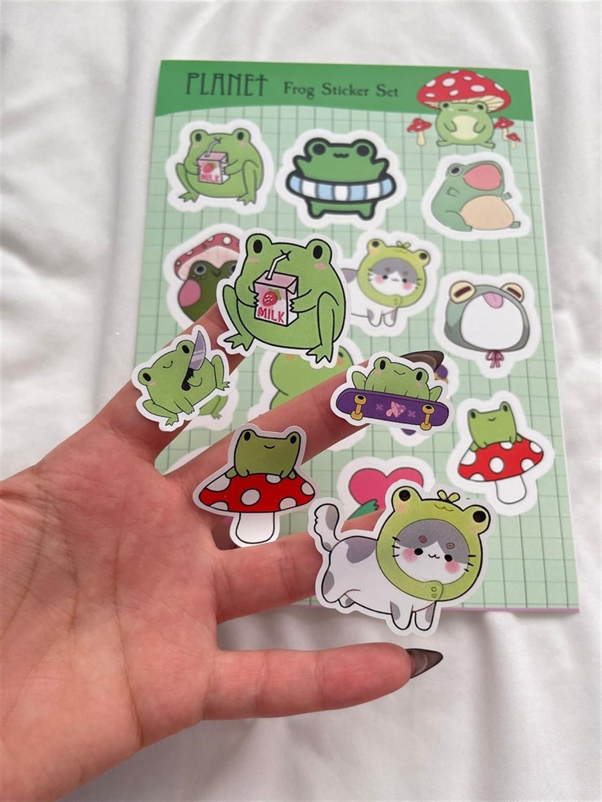 Frog Sticker Set