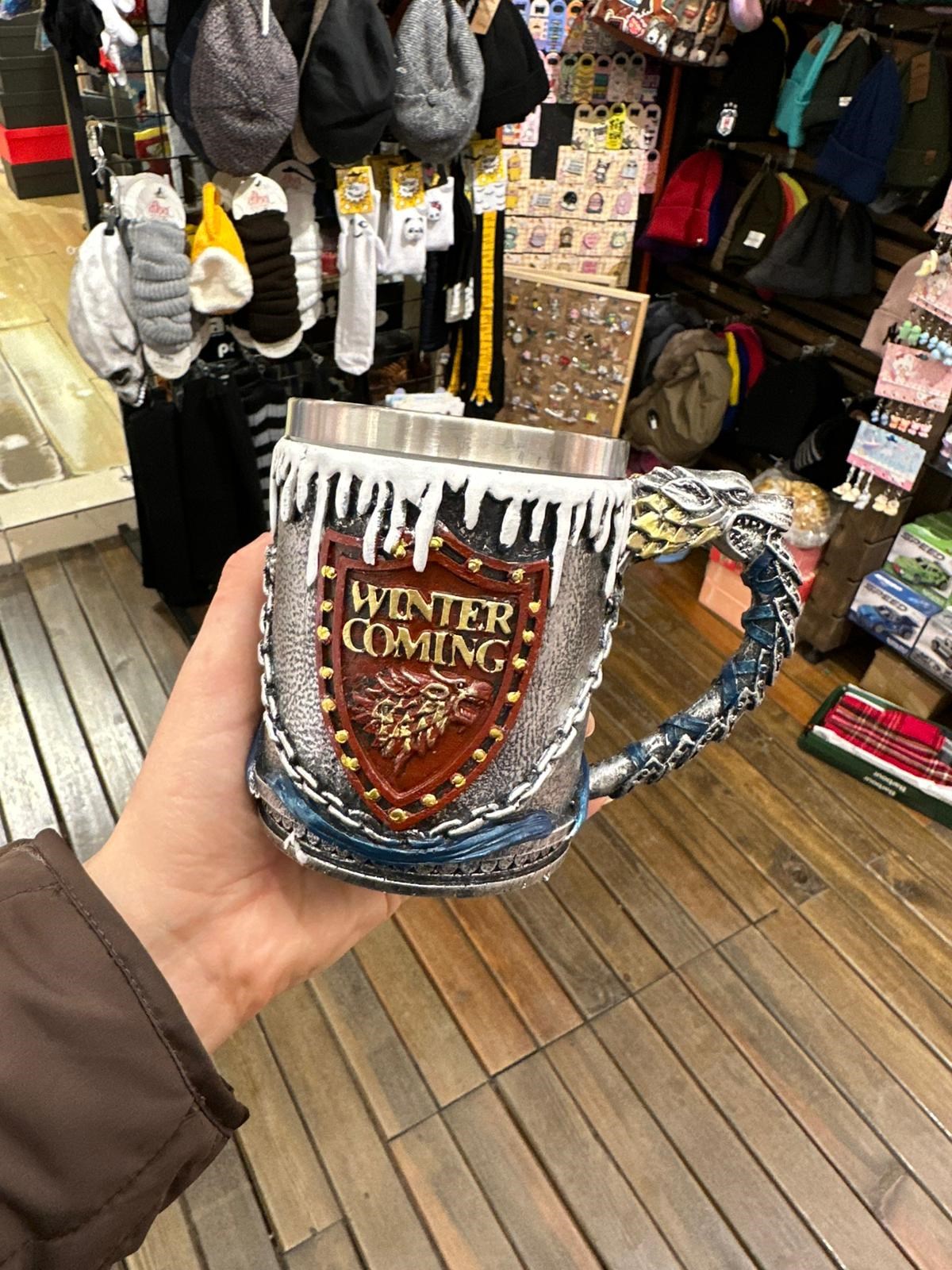 Game Of Thrones içi çelik kupa 3D Mug Kupa