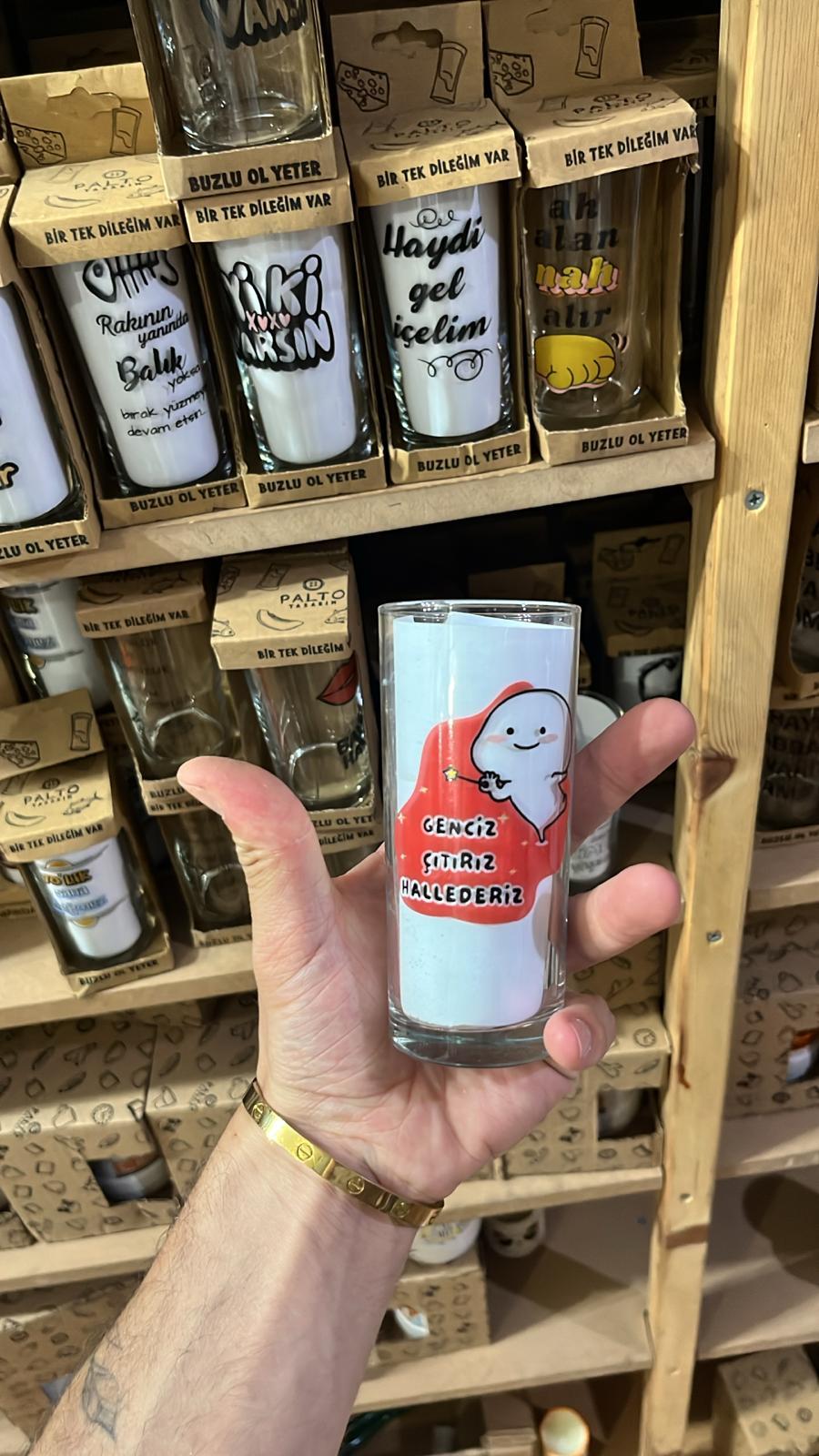 Genciz Çıtırız Rakı Bardağı
