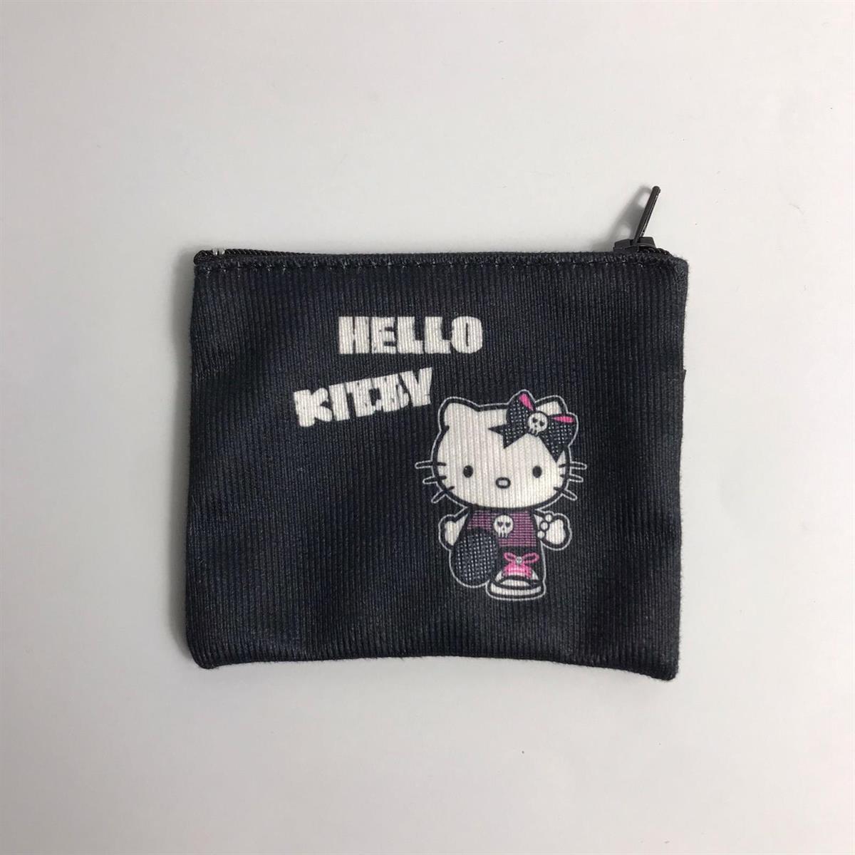 Gothic Hello Kitty Bozuk Para Cüzdanı